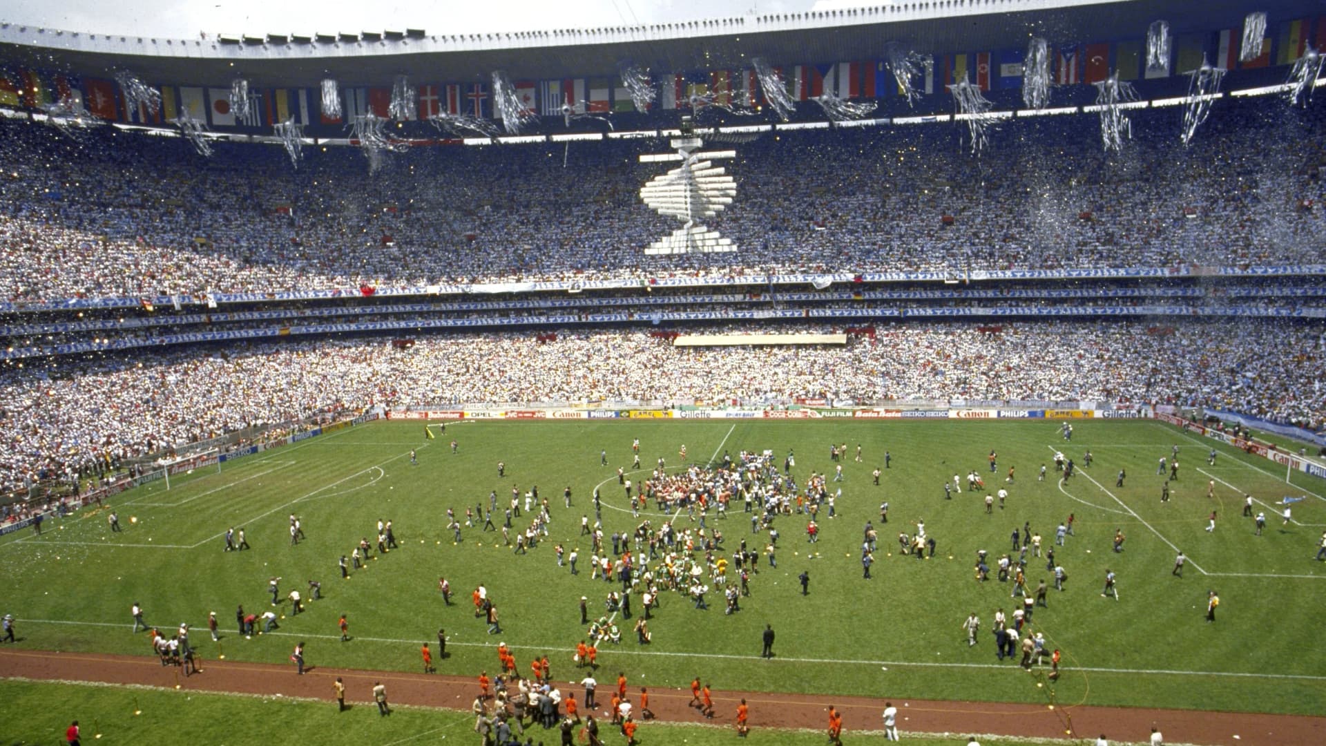 Cierre de la Copa del Mundo de México 1986