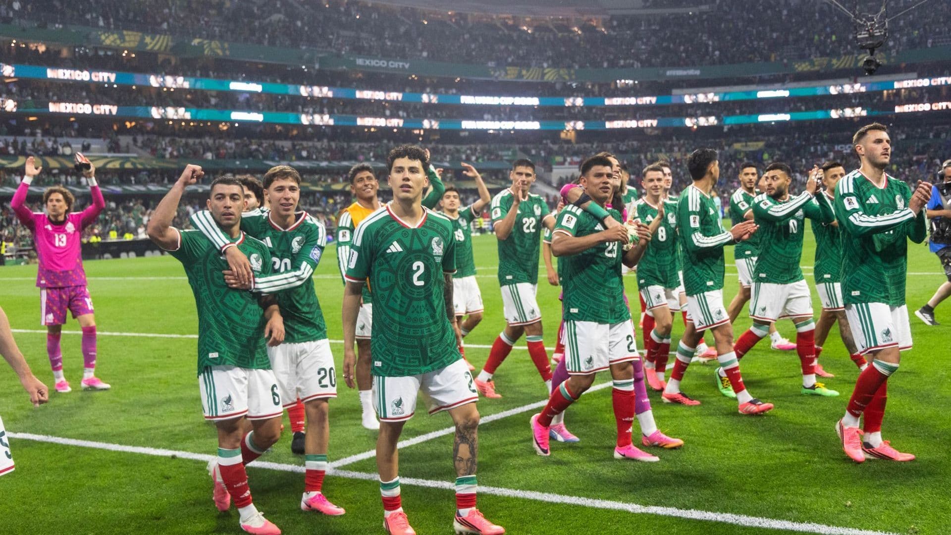 Partido México vs Ecuador en estadio sede CDMX del Mundial 2026