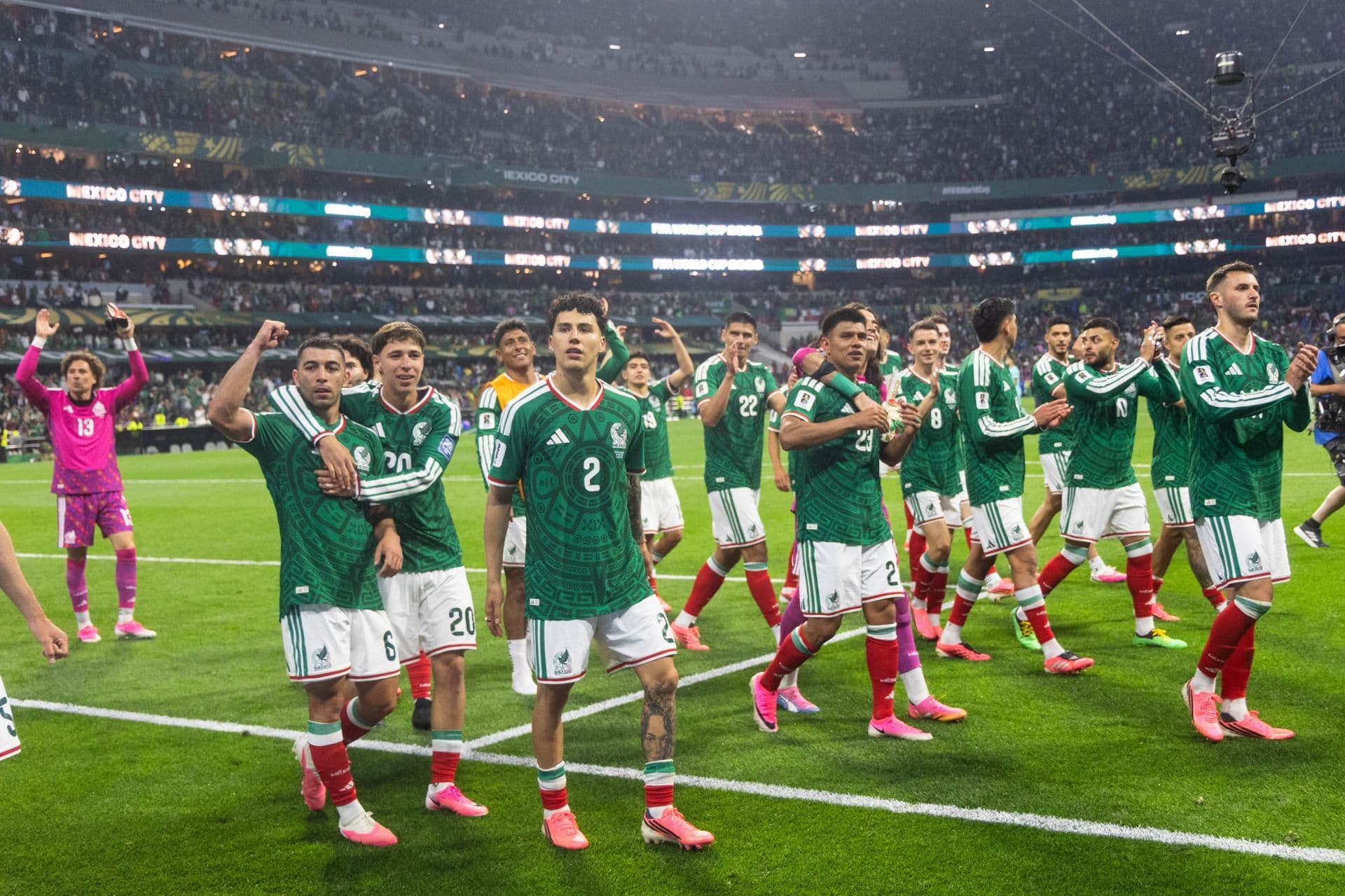 Partido México vs Ecuador en estadio sede CDMX del Mundial 2026