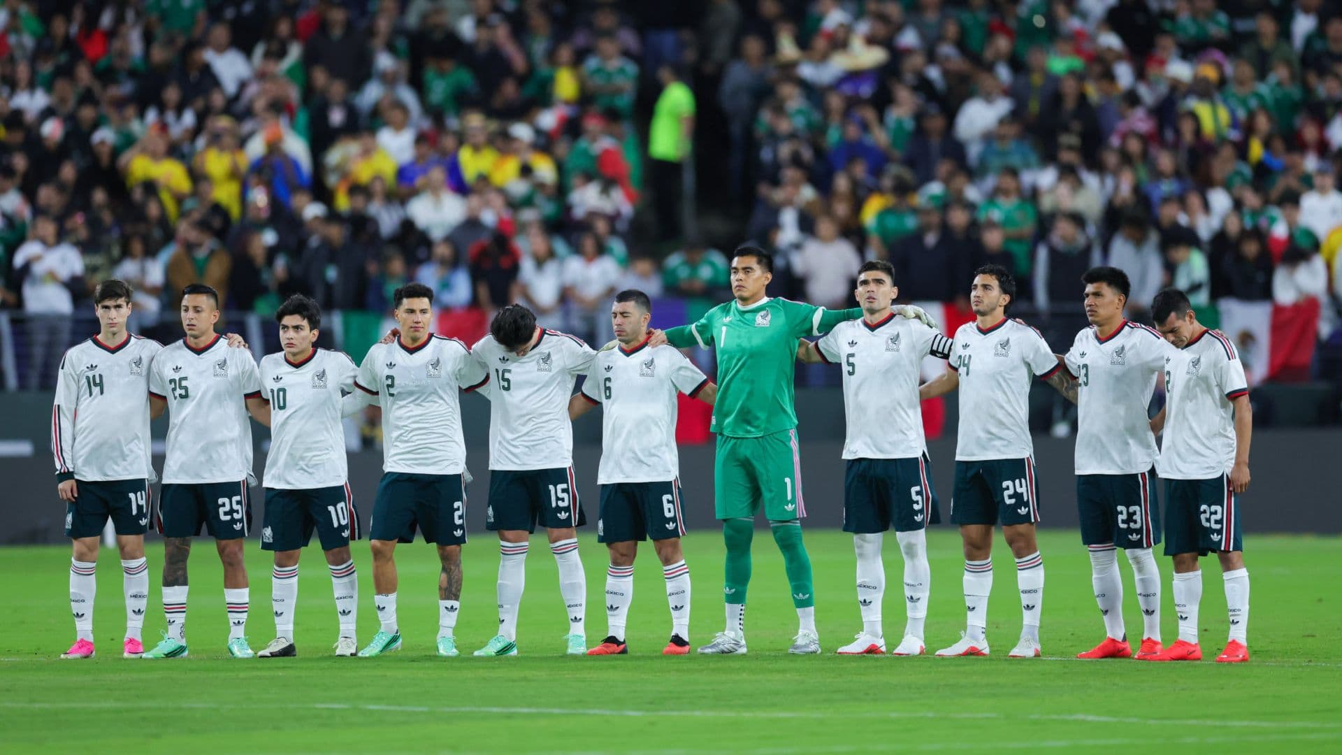 Jugadores de la Selección Mexicana