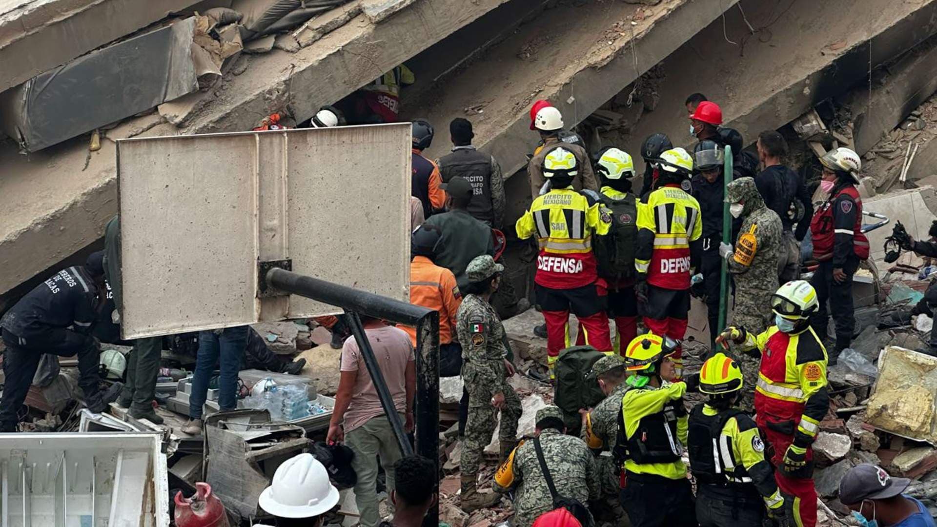 Apoyo del Ejército Mexicano en las labores de búsqueda tras terremotos en Venezuela, el 28 de junio 2026. Foto: Cuartoscuro | Archivo