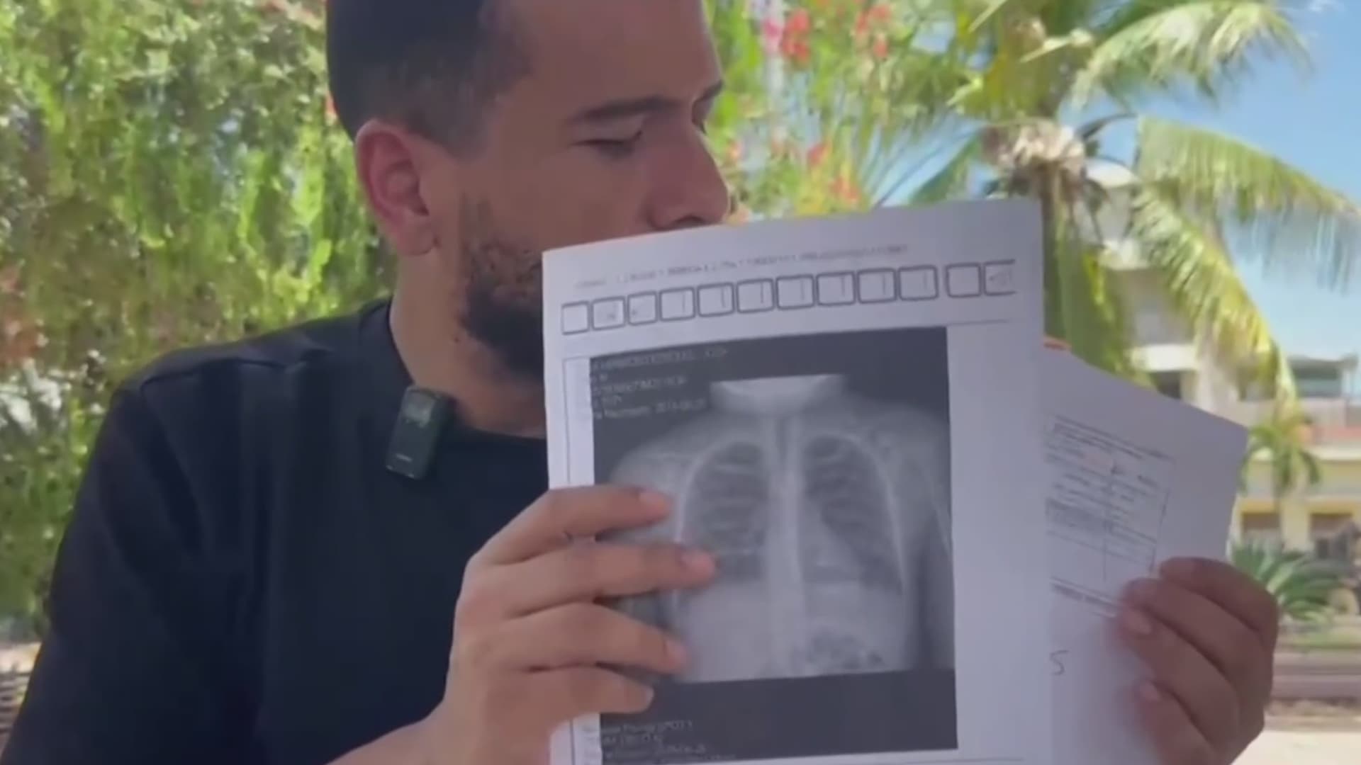 José Antonio Vera, migrante venezolano pide apoyo para regularizar su situación y poder atender a su hijo de una enfermedad cardiaca.