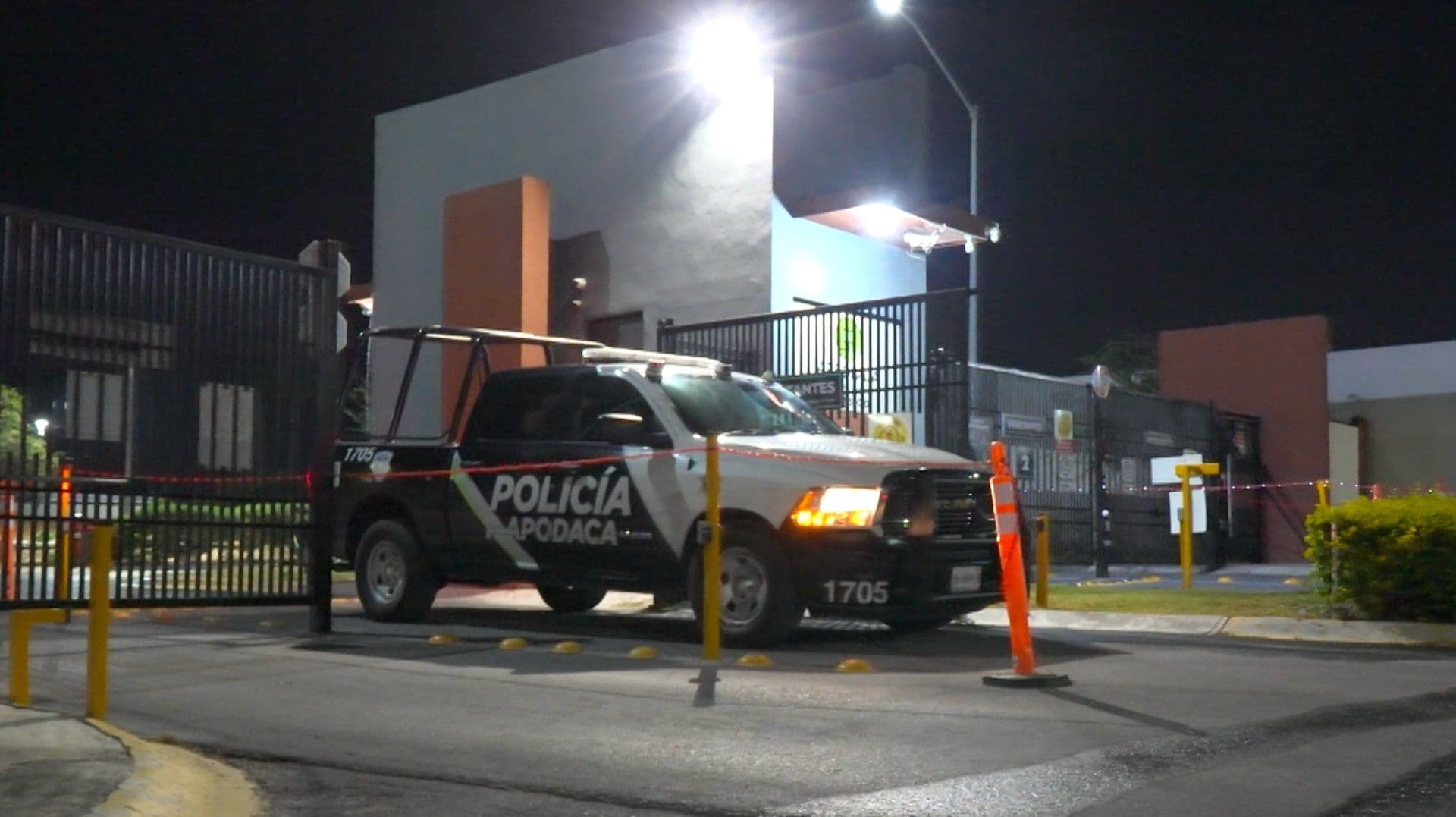Policía de Apodaca en colonia donde encontraron a Mónica Briseth