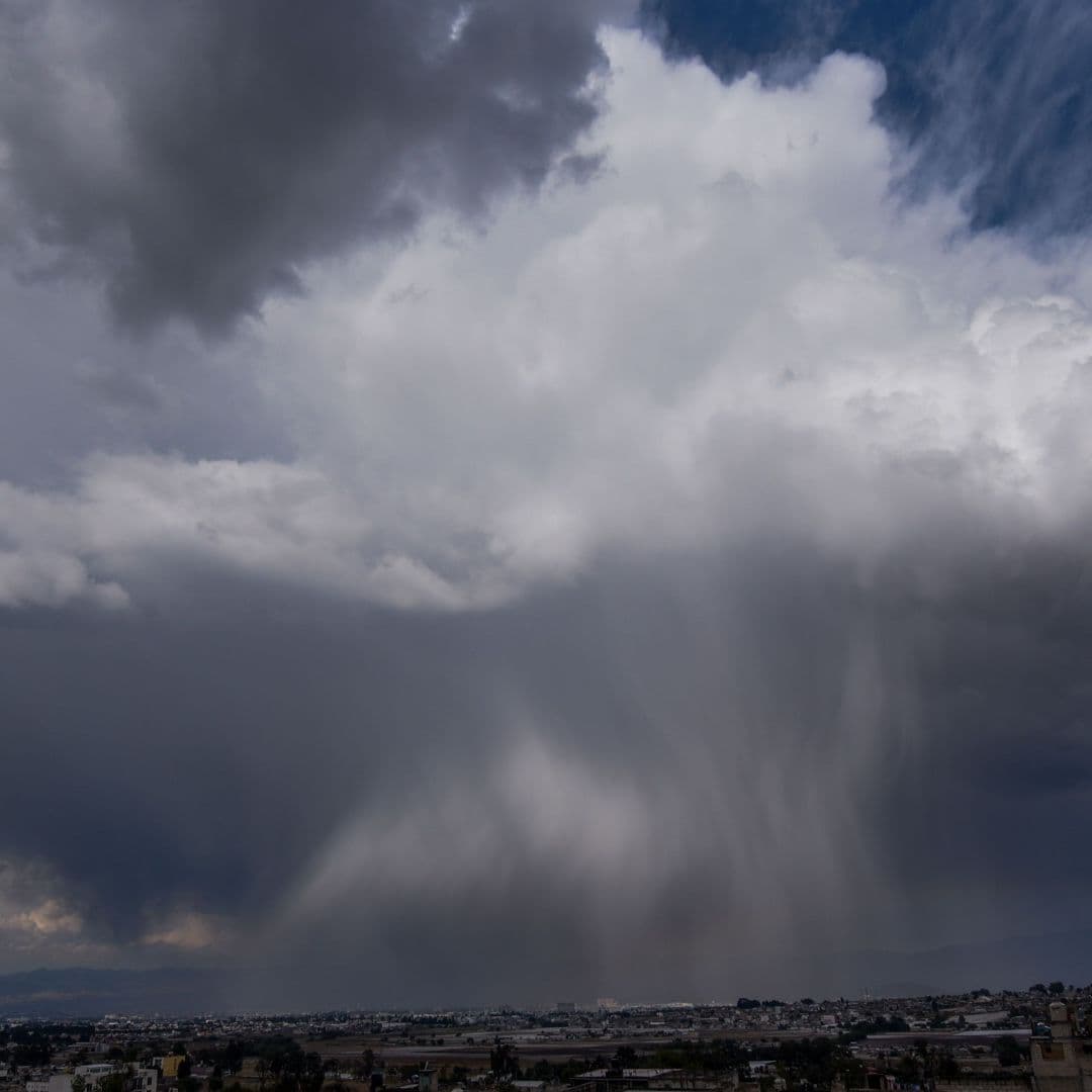 Fuerte tormenta con granizo en el Valle de Toluca en marzo 2026. Foto: Cuartoscuro | Archivo