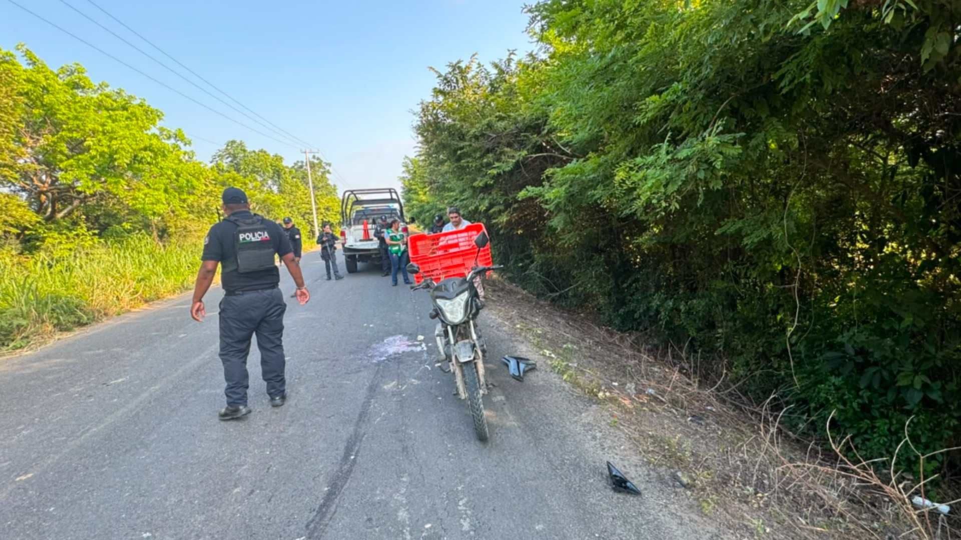 Movilización por fuerte choque en Tamiahua, Veracruz
