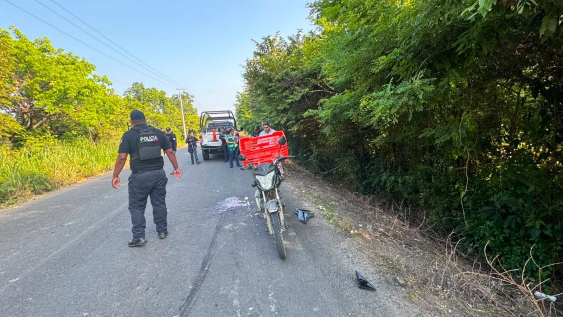 Movilización por fuerte choque en Tamiahua, Veracruz