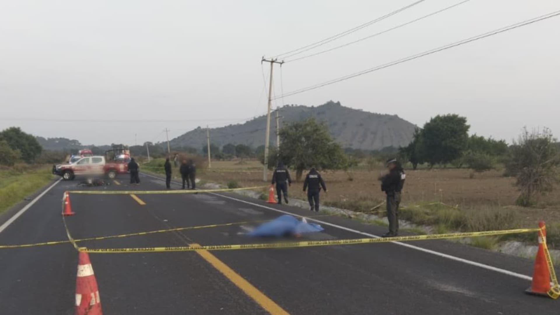 Motociclista Muerto por Accidente en Carretera El Seco Azumbilla Puebla