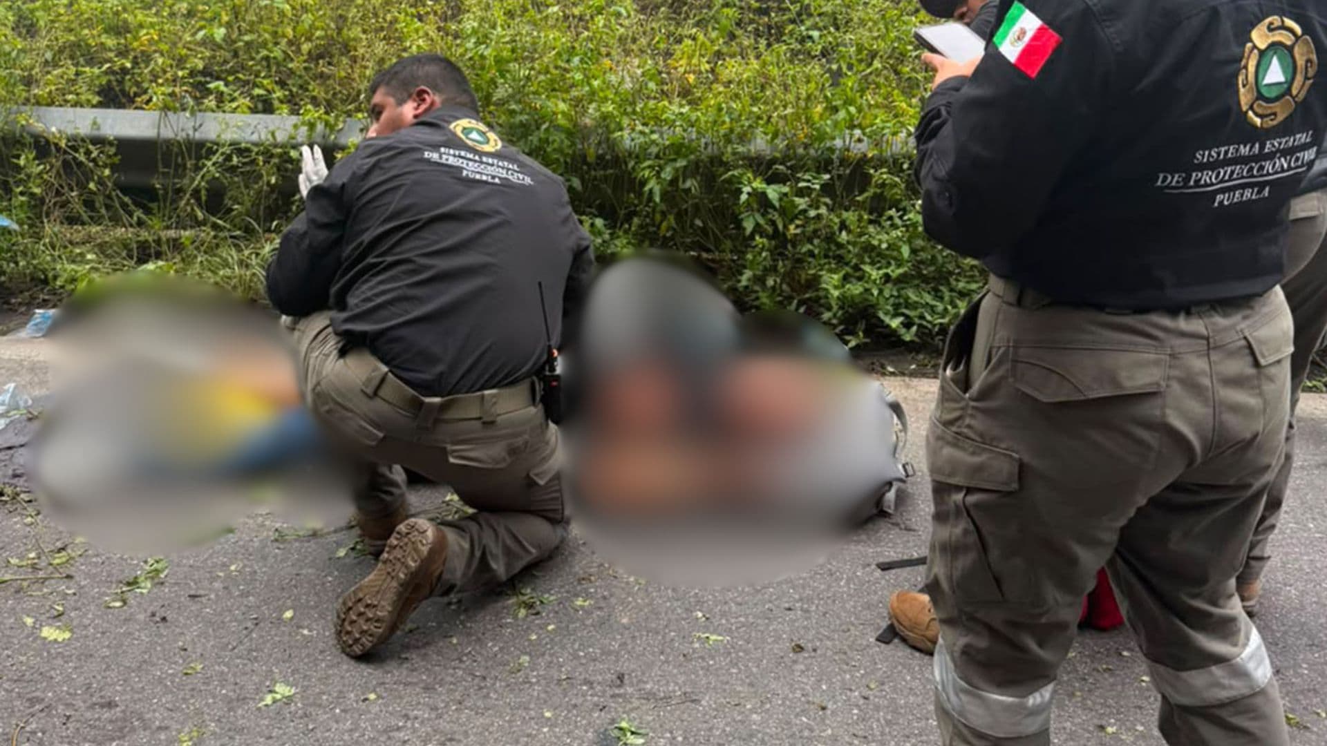 Accidente Dos Motociclistas Lesionados Carretera Pachuca Tuxpan Juan Galindo Puebla