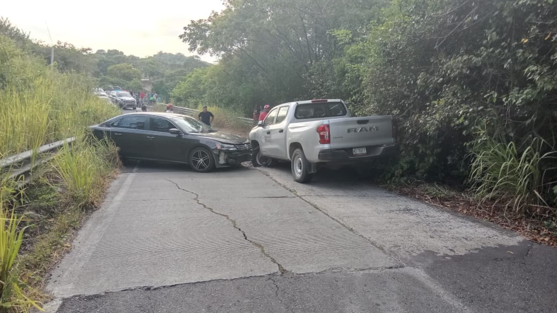 Mujer Embarazada Termina Lesionada tras Choque en la Carretera Naranjos-Tamiahua