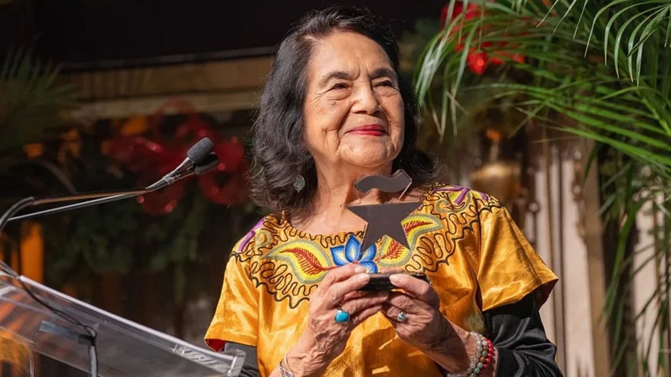 La líder de los derechos civiles Dolores Huerta. Foto: EFE | Archivo