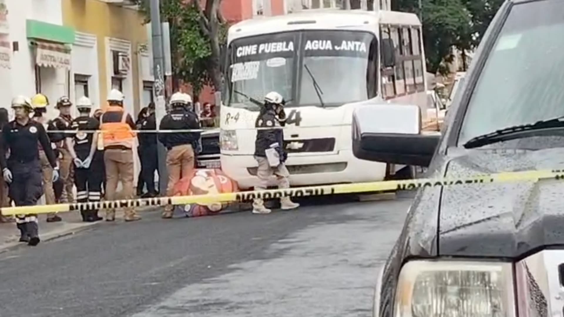 Mujer Muerta Atropellada Ruta 4 Transporte Público Calle 3 Sur Centro Histórico Puebla