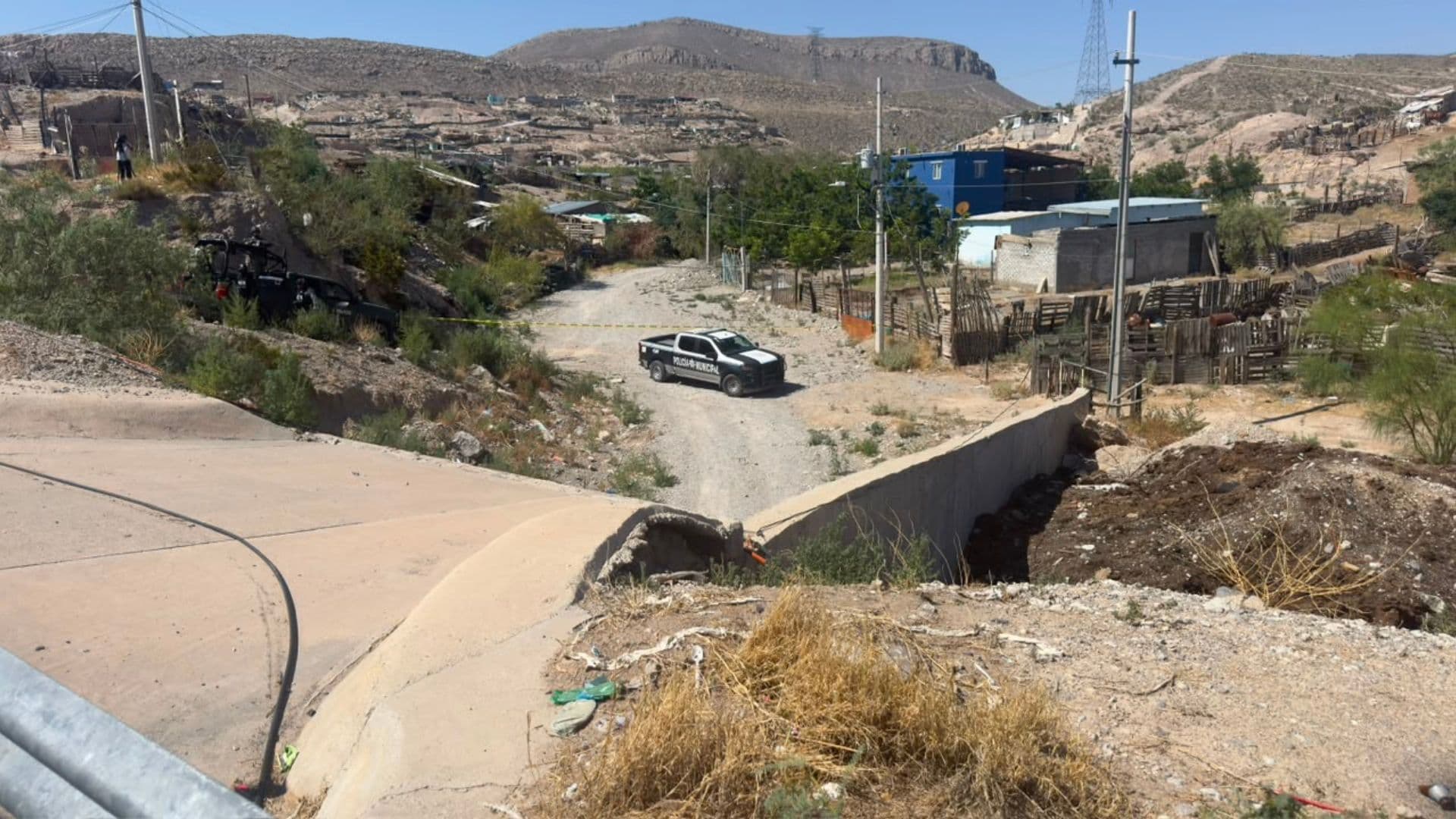 El cuerpo se encontraba en la entrada del túnel ubicado sobre el Periférico Camino Real.