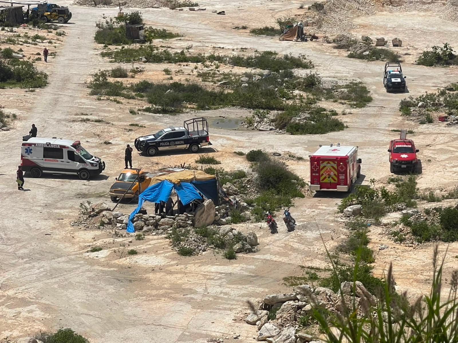 El hombre sufrió una dura caída y no sobrevivió.