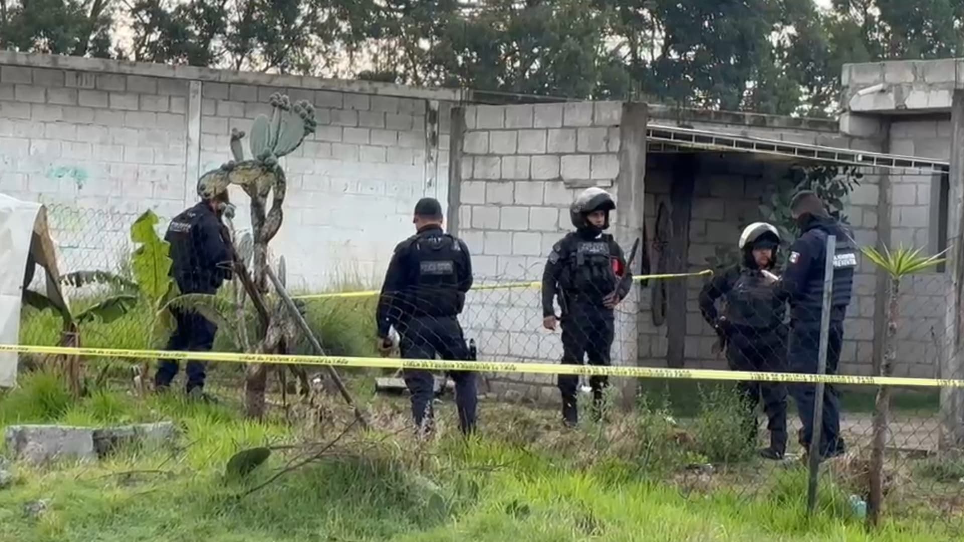 La víctima perdió la vida al interior de su propiedad.