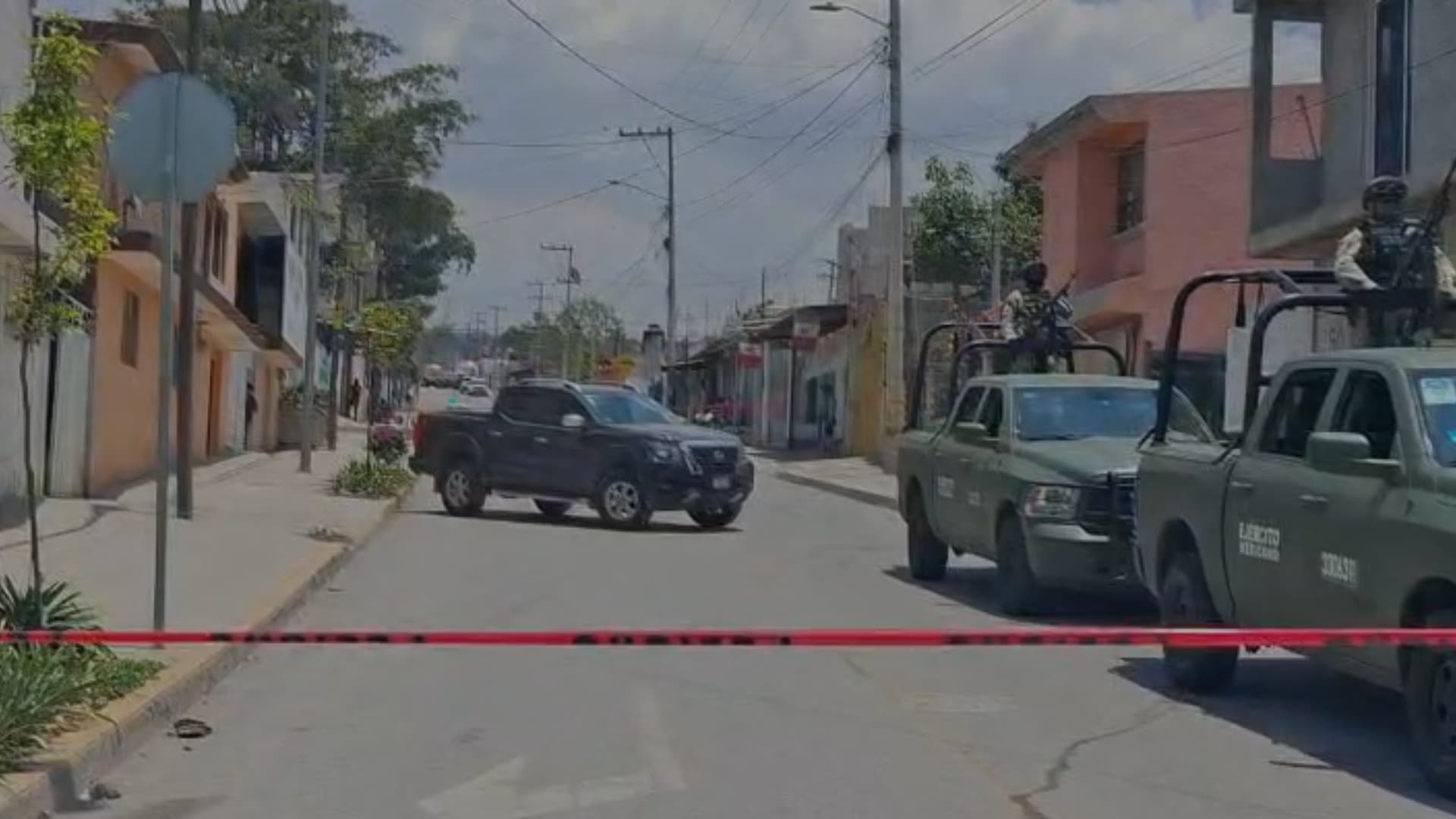 Elementos del Ejército Mexicano llegaron al lugar del homicidio en Santo Tomás Chautla