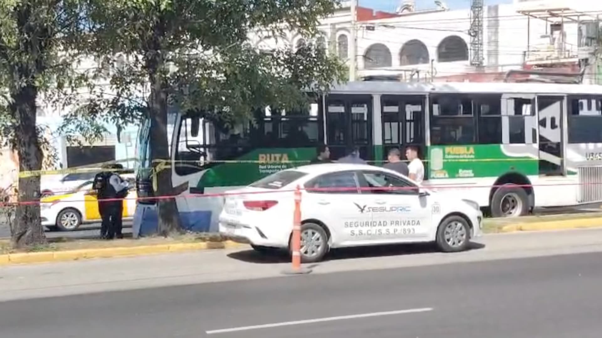 Persona atropellada por RUTA en Puebla.
