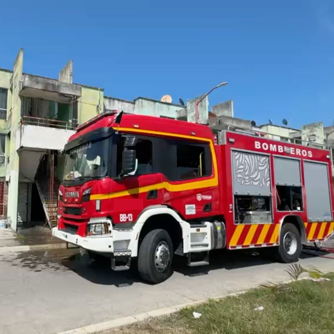 Mujer es Rescatada de Incendio Registrado en Condominio de Tuxpan, Veracruz