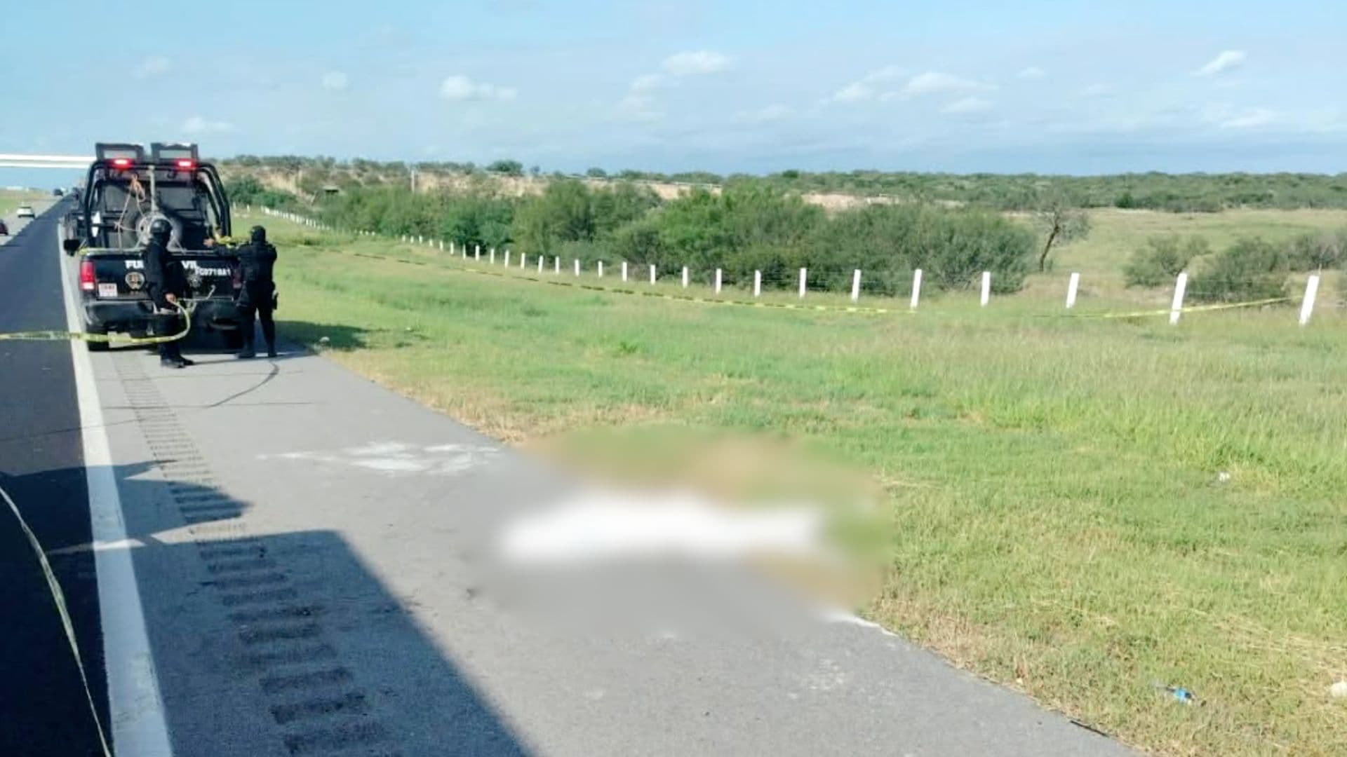 Mujer encontrada sin vida en autopista a Reynosa en General Bravo