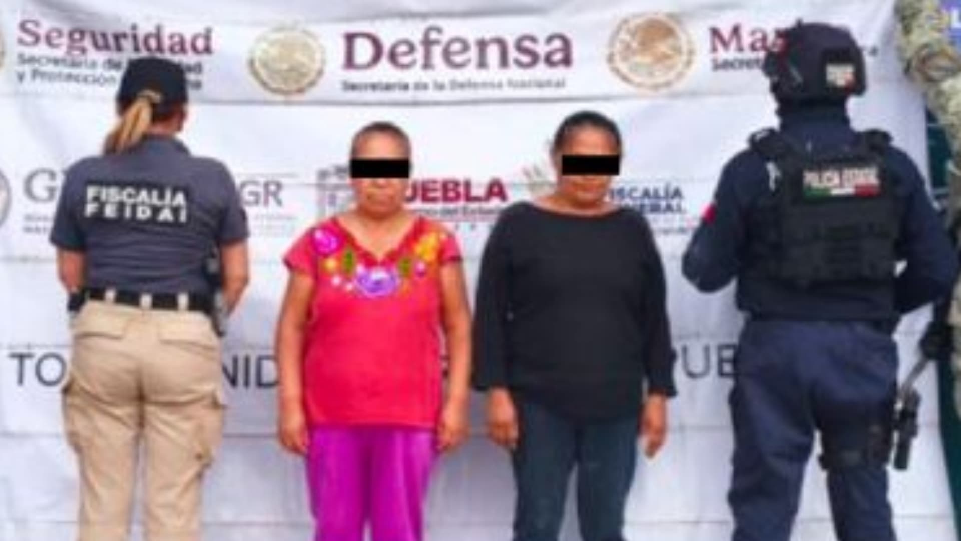 Dos mujeres detenidas narcomenudeo en Puebla.
