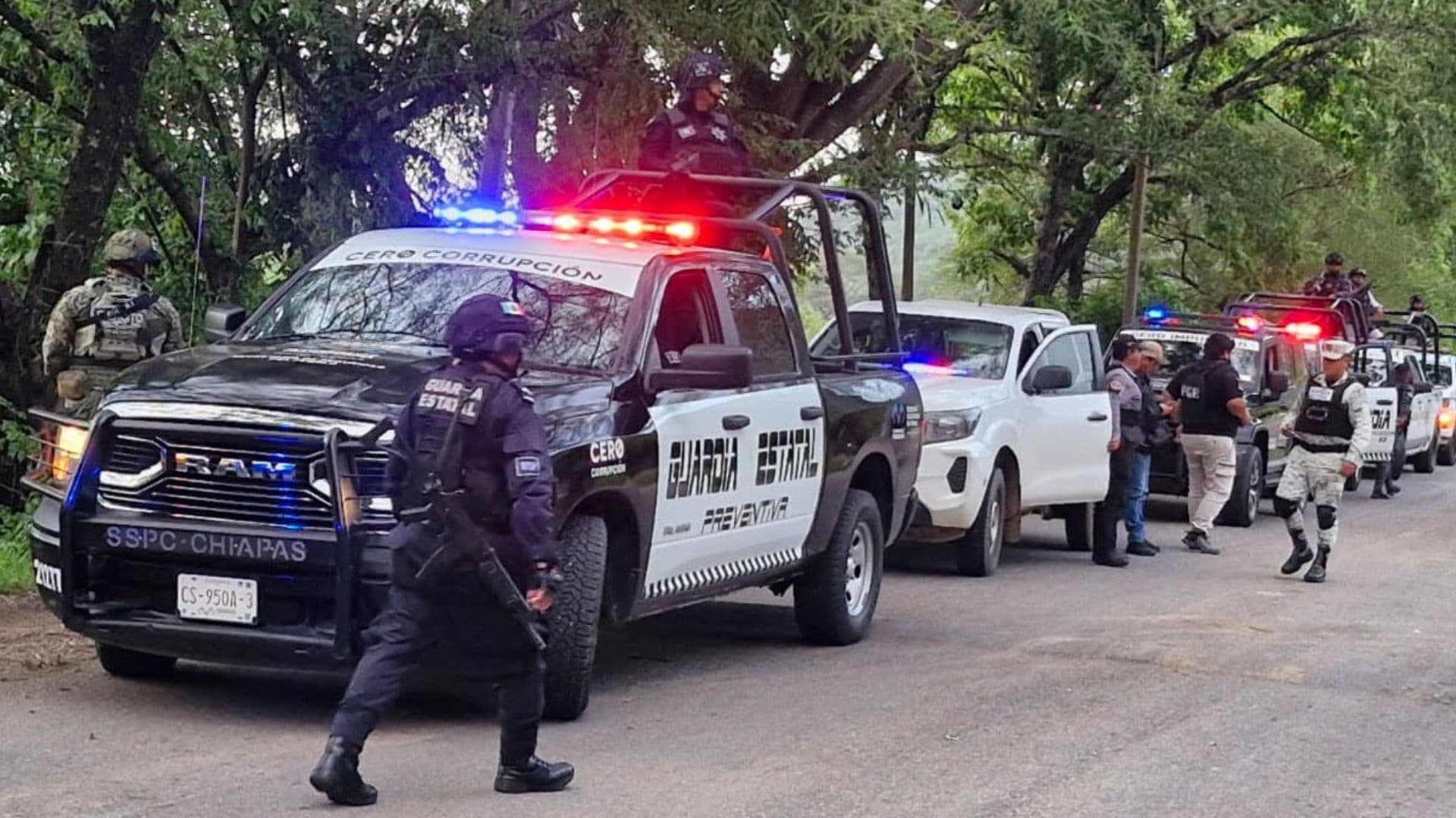 Las ochos personas sin vida fueron localizadas en un predio del municipio de El Bosque