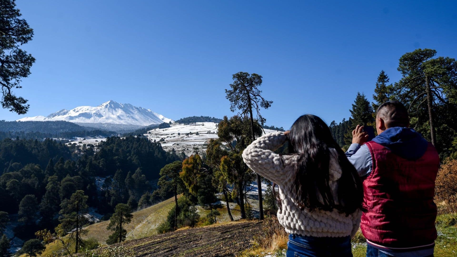 Nevada en el Nevado de Toluca