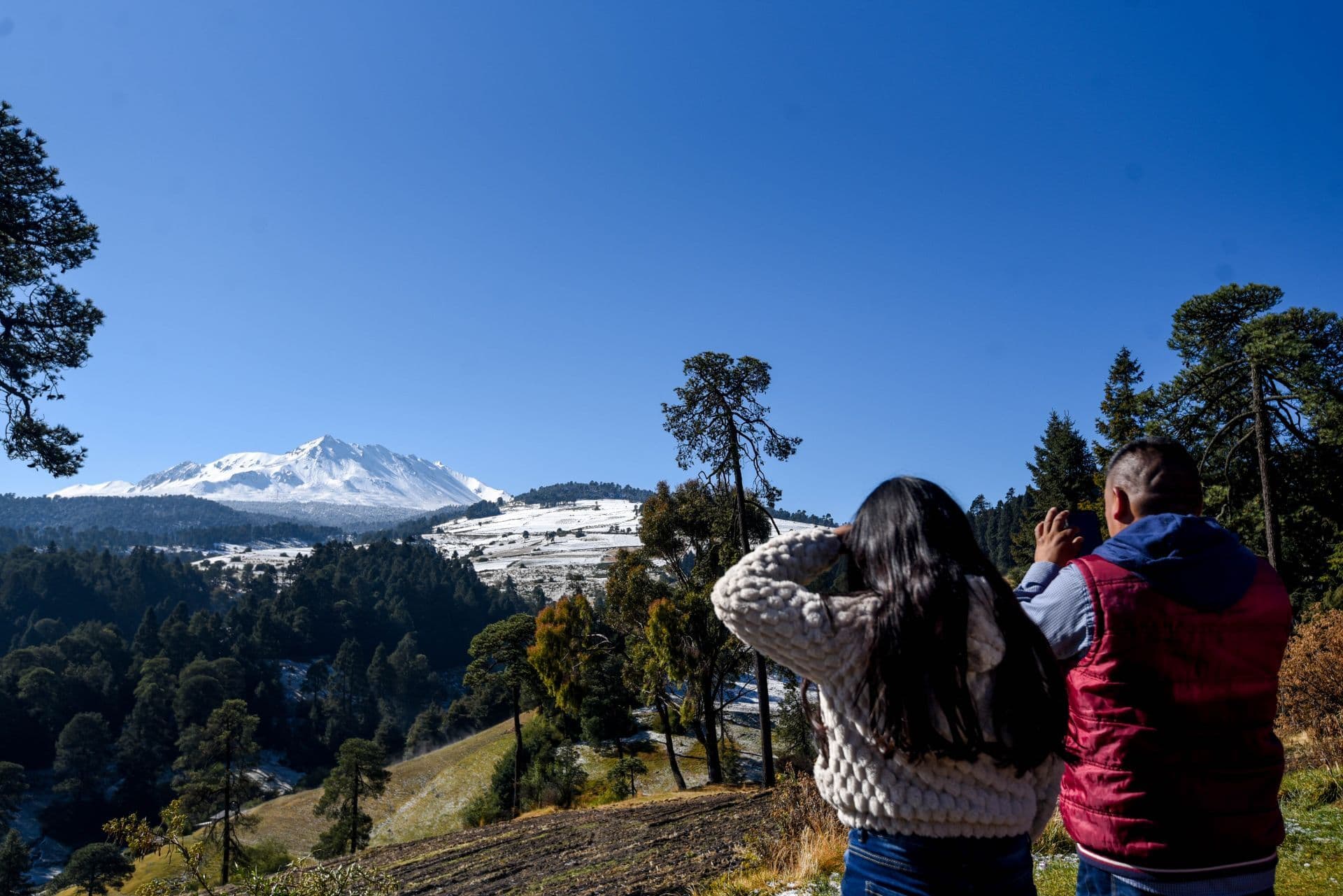 Nevada en el Nevado de Toluca