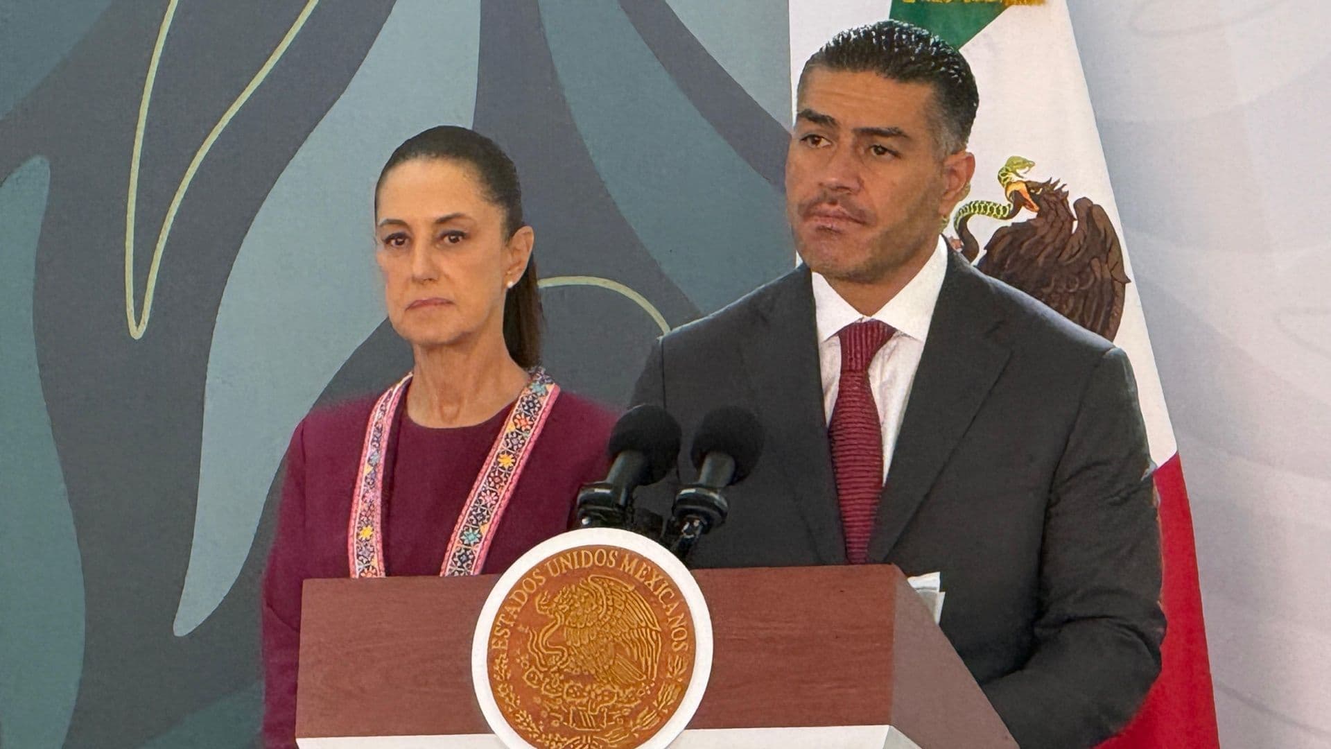 Omar García Harfuch en la conferencia mañanera del 3 de julio 2026