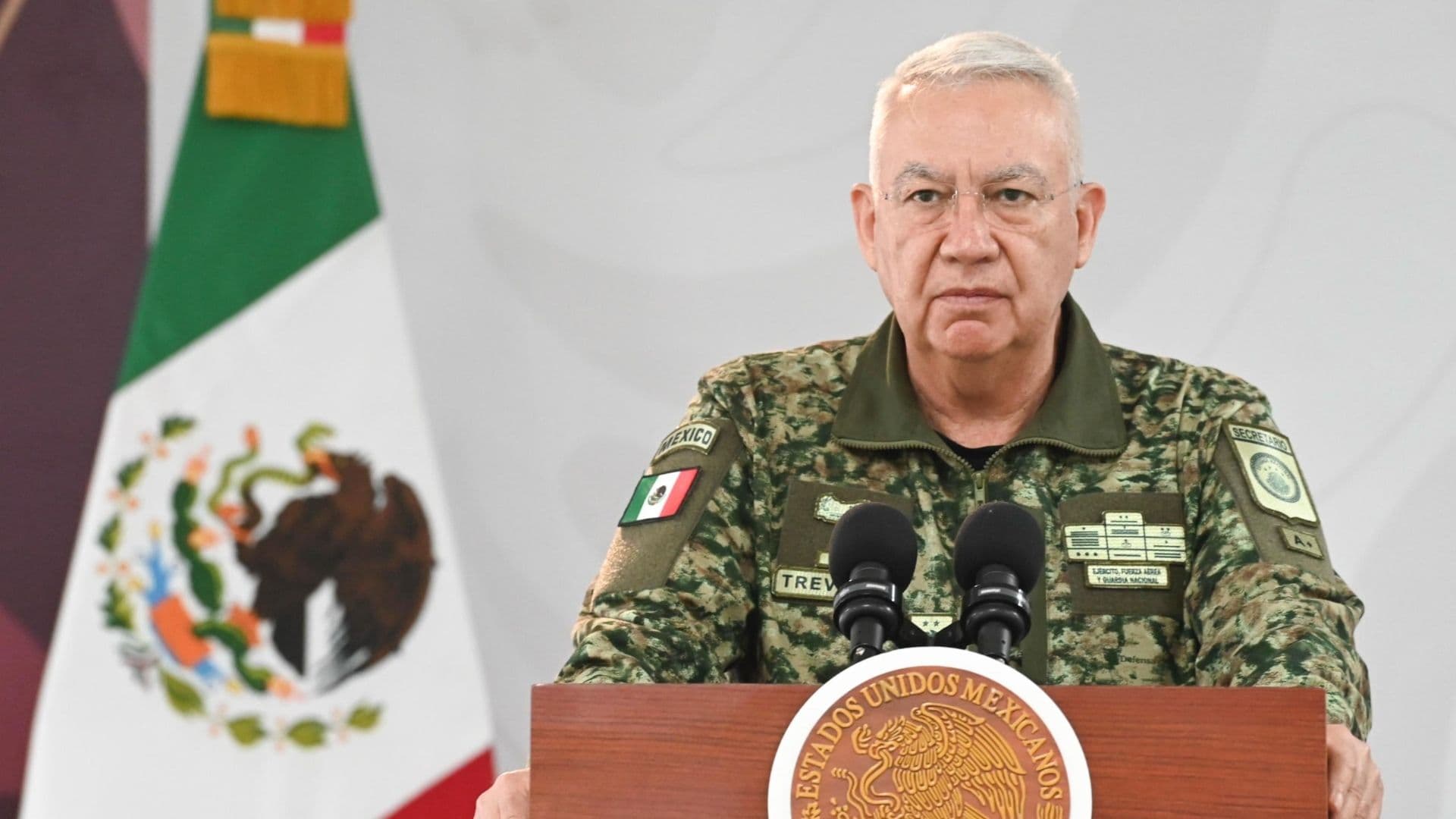 El secretario de la Defensa Nacional, general Ricardo Trevilla Trejo