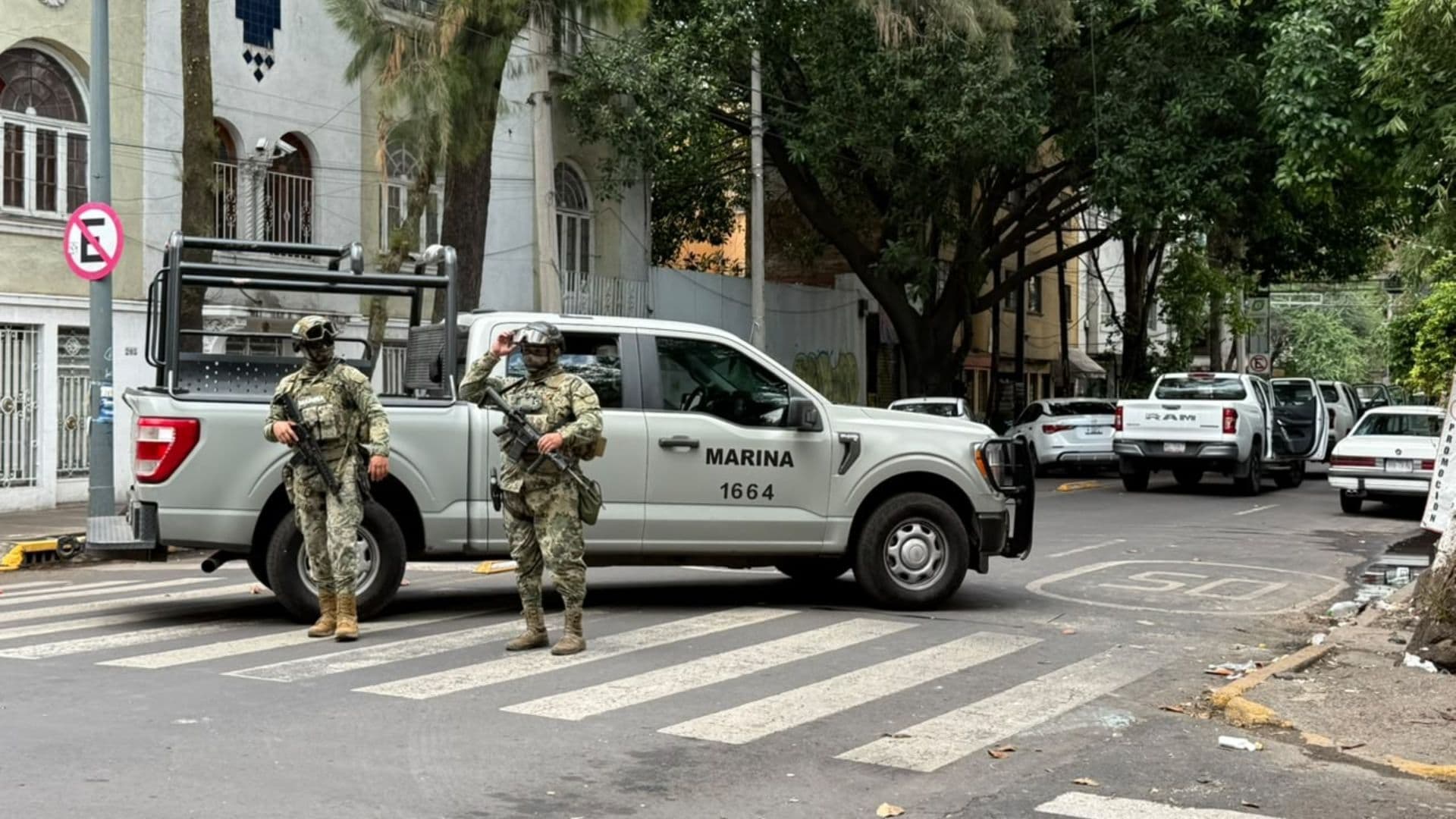 La FGR realiza un fuerte operativo en la colonia Doctores en CDMX