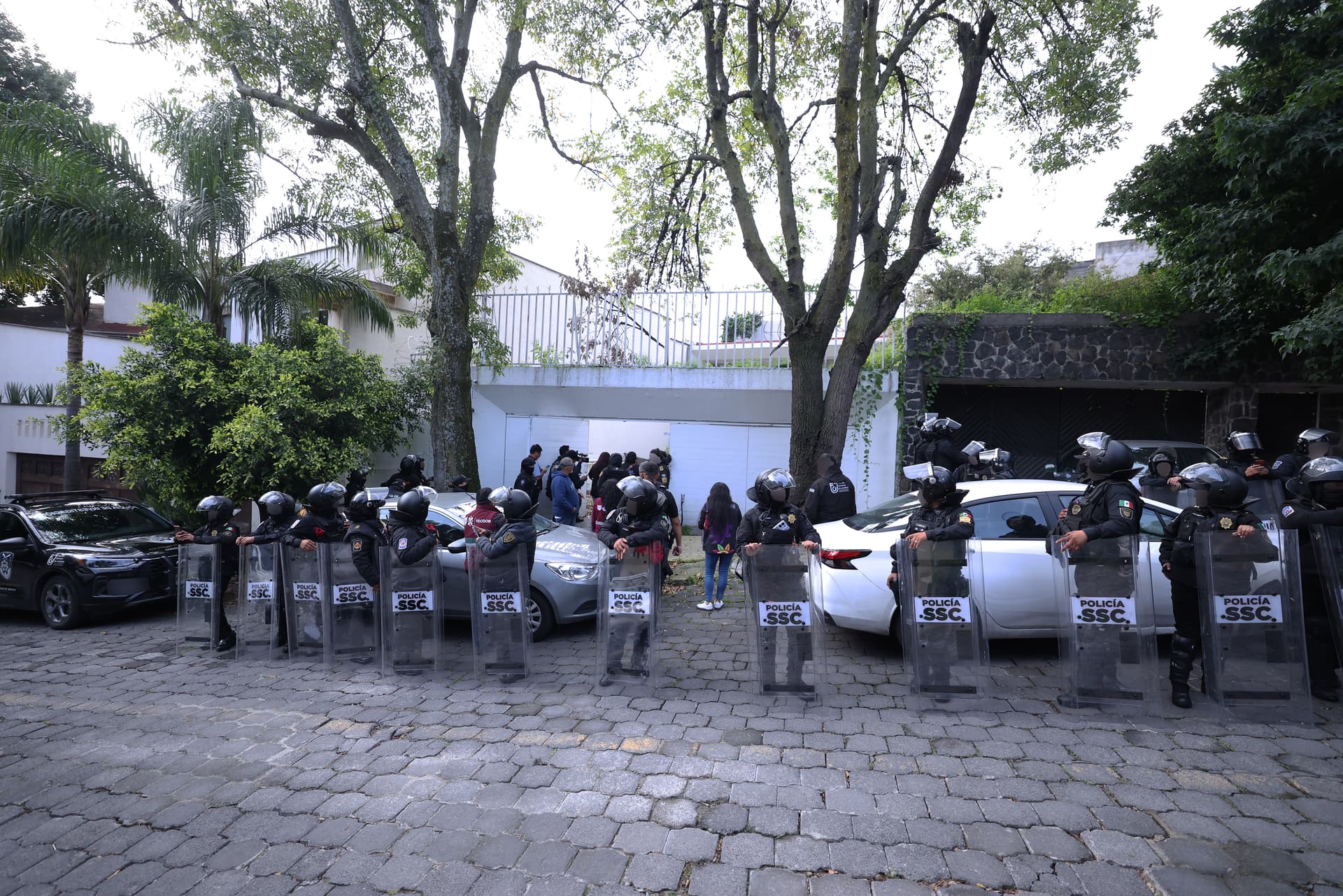 Operativo contra el despojo en la Ciudad de México.