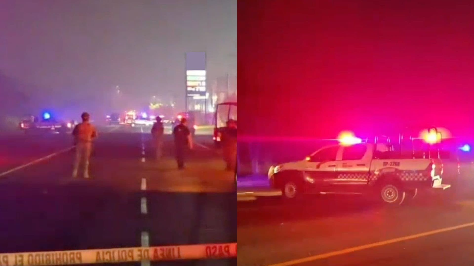 operativo policiaco generó el cierre de la carretera Veracruz-Medellín esta madrugada