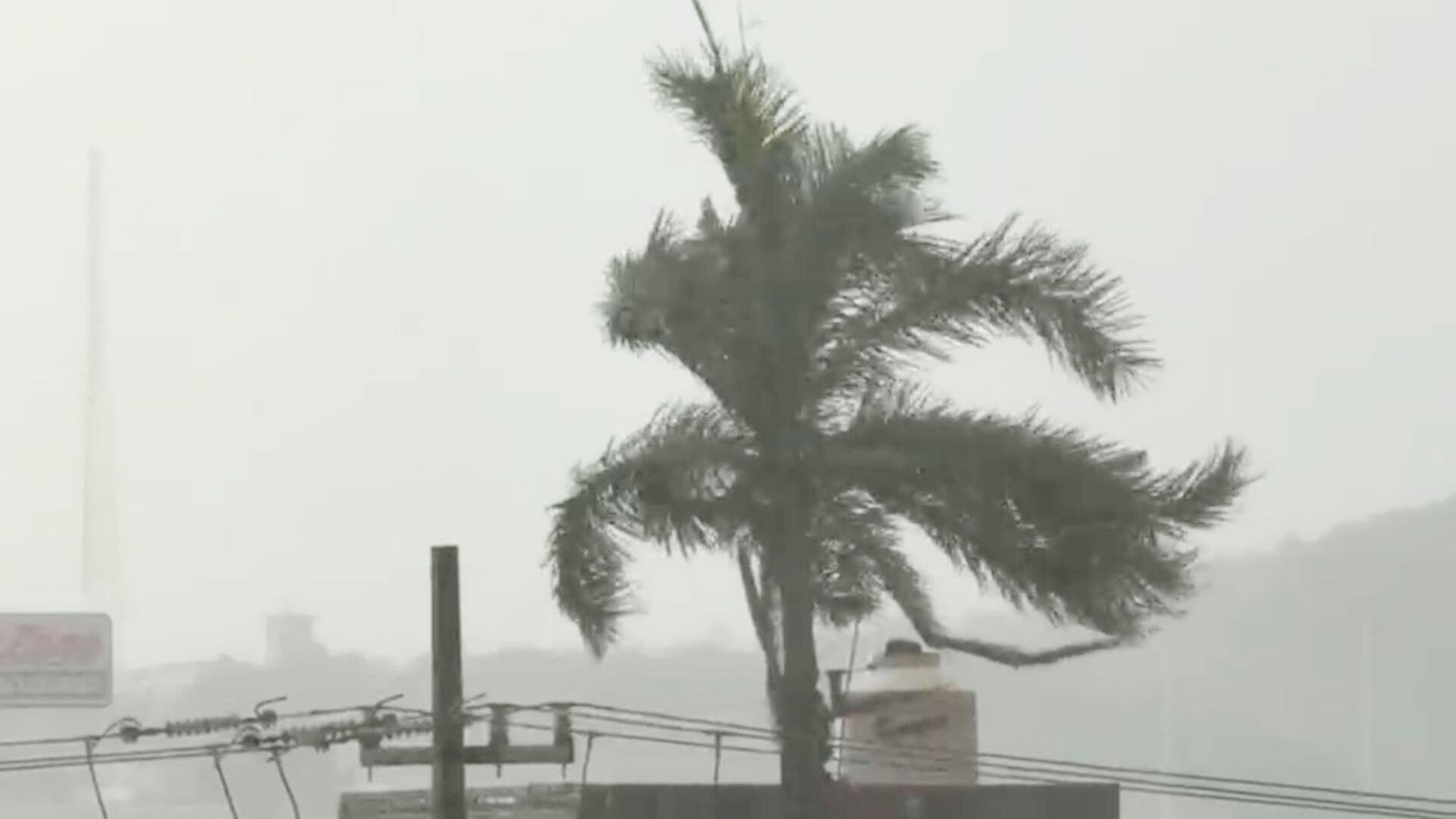 Lluvia con Granizo y Fuertes Vientos se Registran en Culiacán, Sinaloa