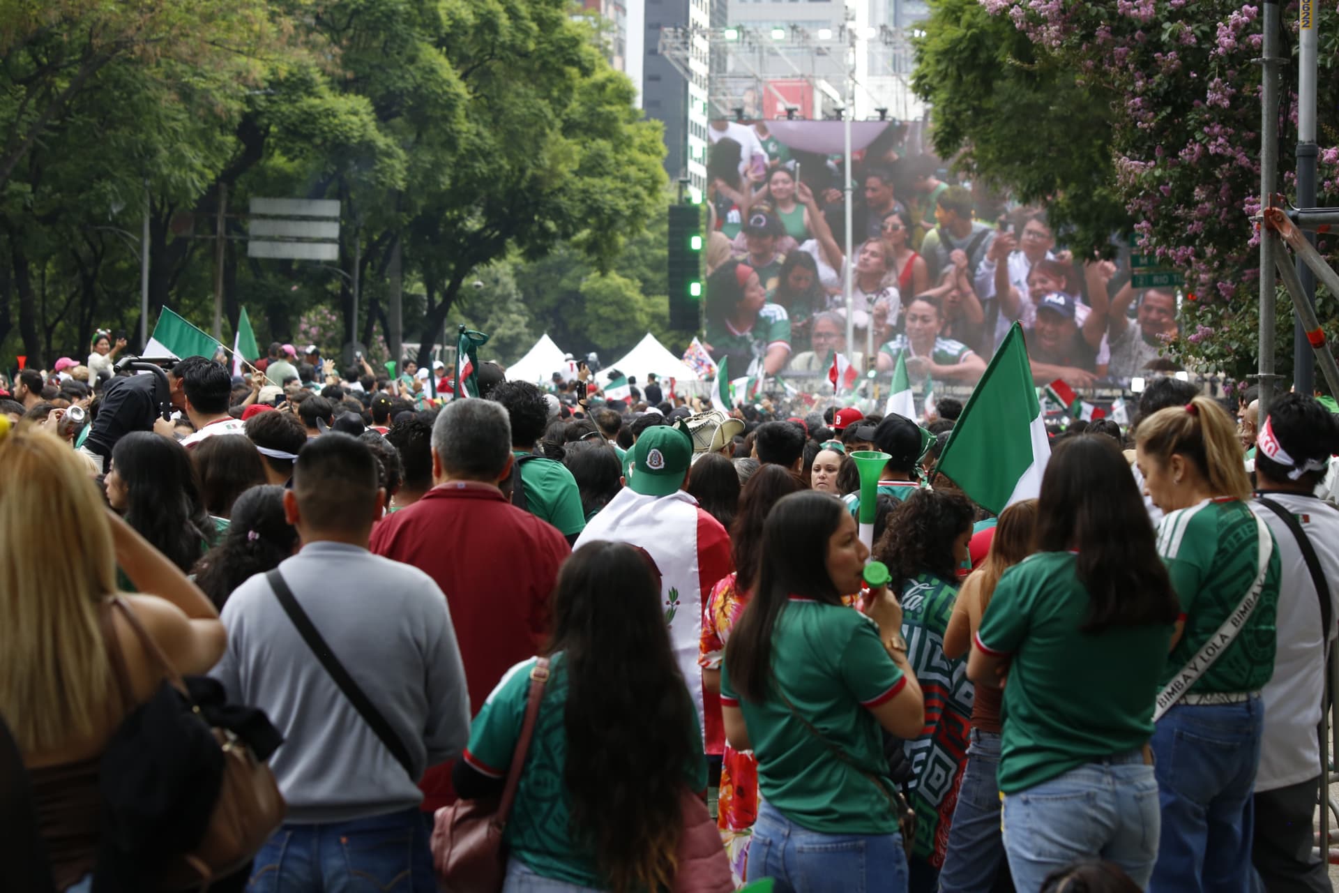 Pantallas para ver partido de México