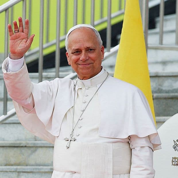 Papa León XIV durante encuentro con el mundo de la cultura en Guinea Ecuatorial, el 21 de abril de 2026. Foto: Reuters | Archivo