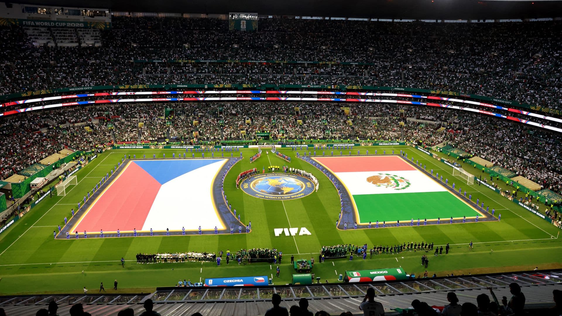 Partido México vs Chequia en el estadio CDMX