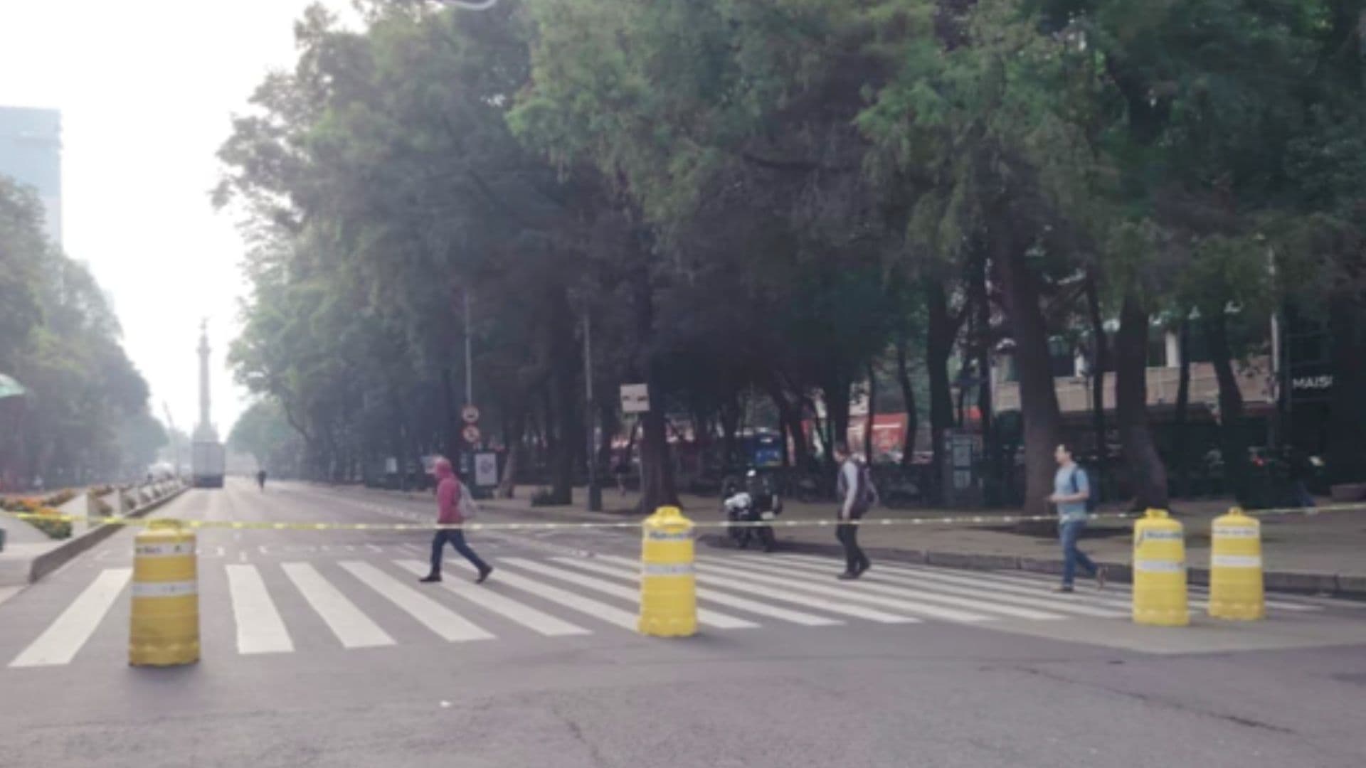Cierres Paseo de la Reforma