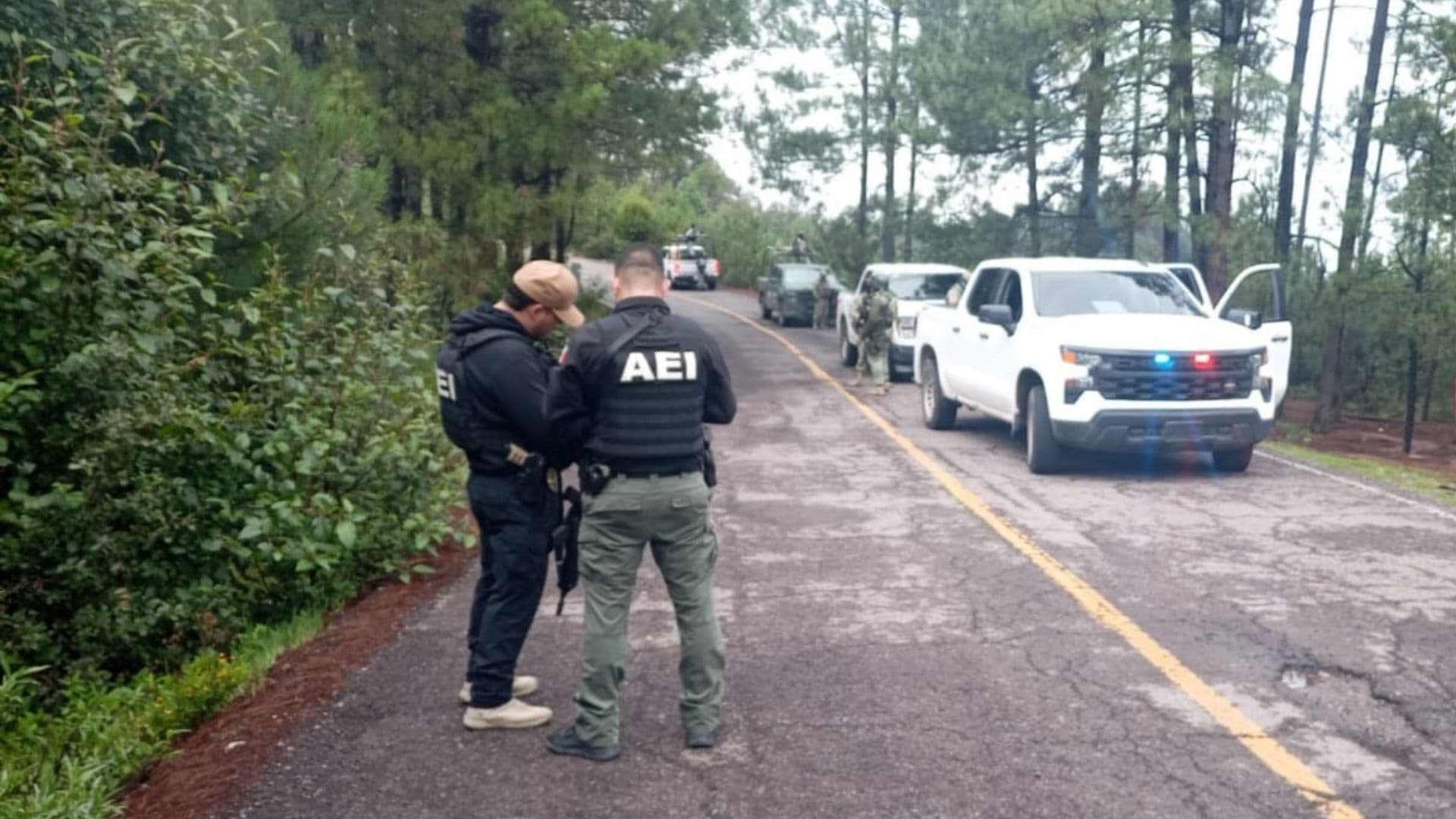 Fueron localizados sin vida a un costado de la carretera.