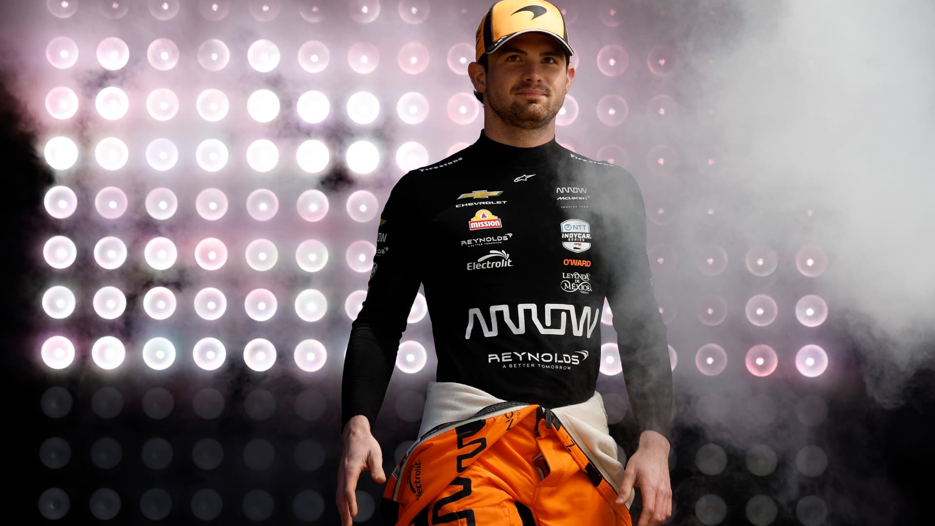 Patricio O'Ward, piloto mexicano de la IndyCar