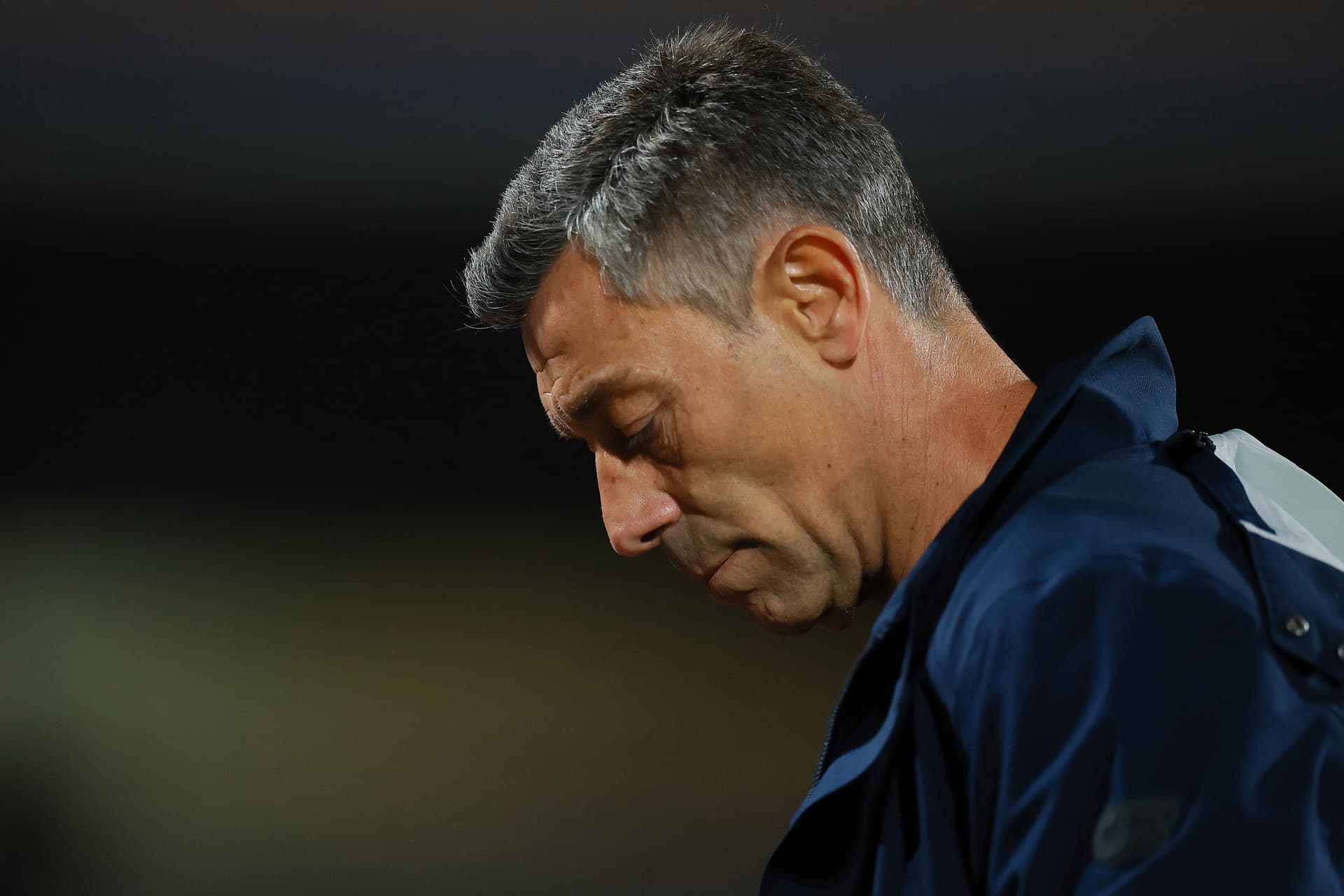 Pedro Caixinha durante un partido de Liga MX