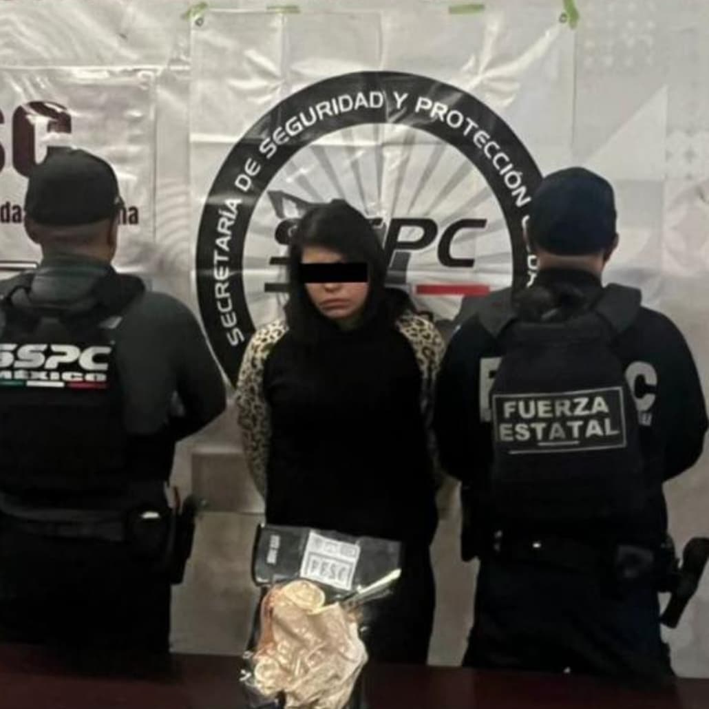 Detienen a mujer con peluche con armas en Tijuana