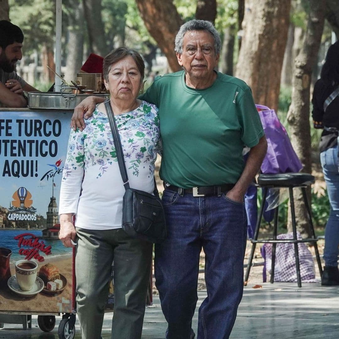 Pareja de adultos mayores