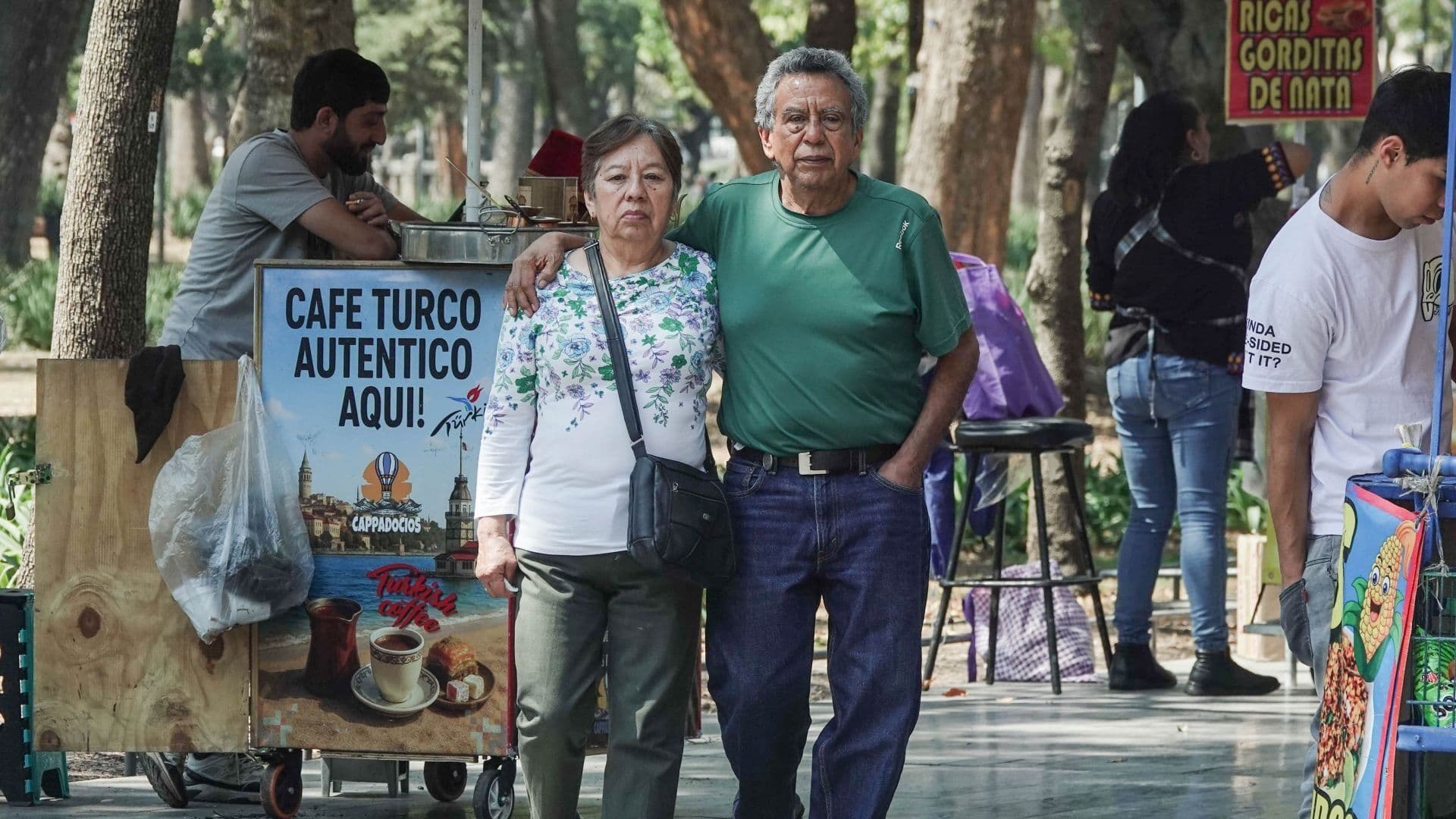 Pareja de adultos mayores