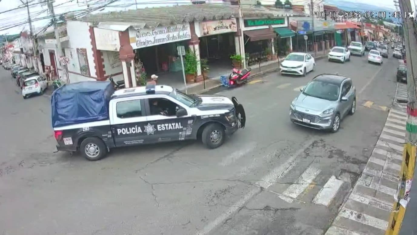 Captan persecución y presunto enfrentamiento a balazos en Chipilo.