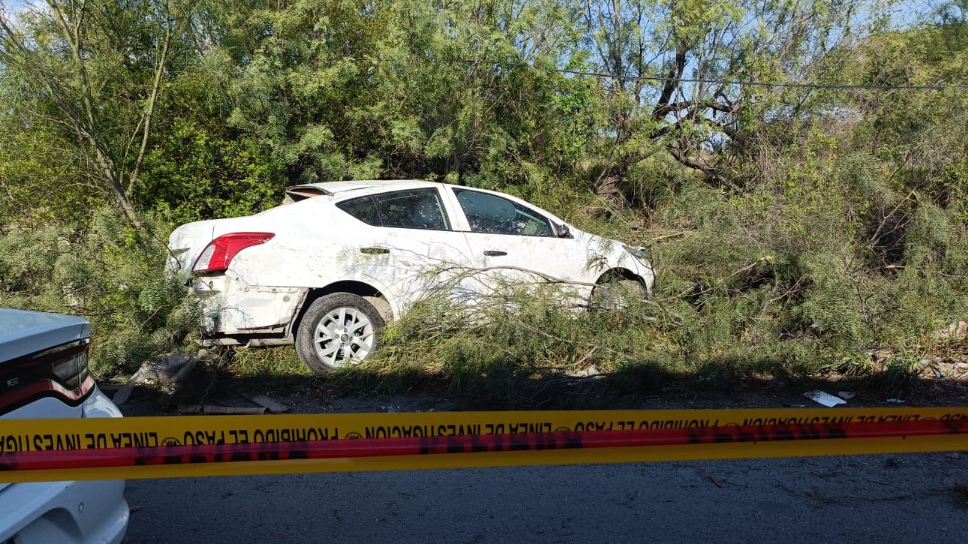 Choque y persecución en Carretera a Colombia
