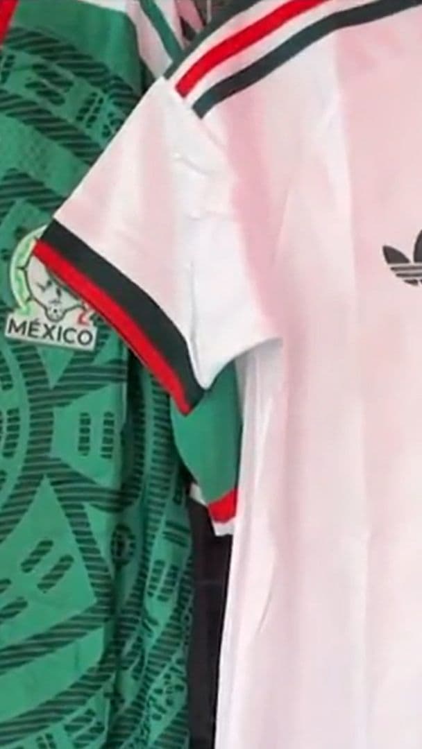 Playeras de local y visitante de la Selección Mexicana de futbol