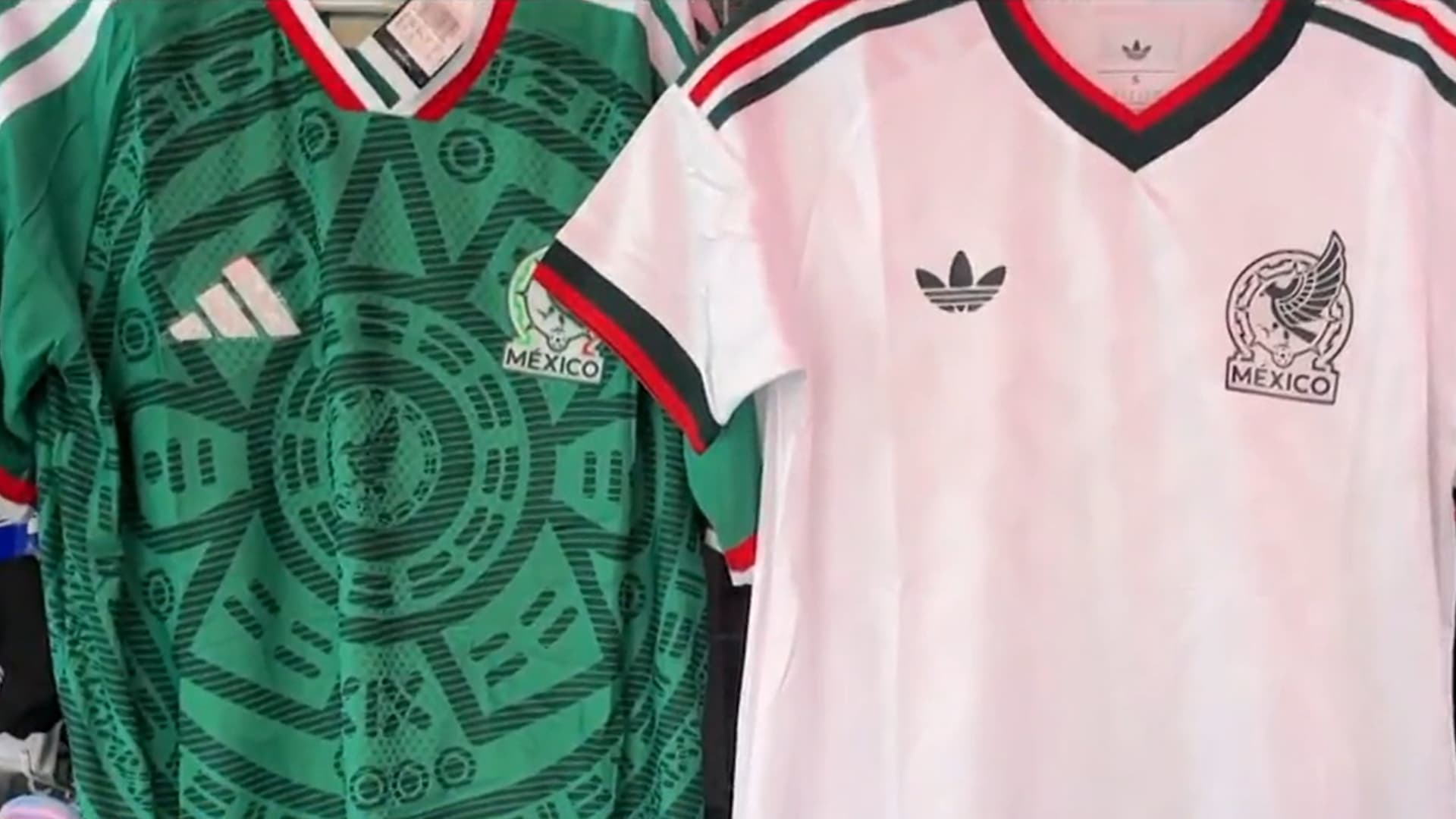Playeras de local y visitante de la Selección Mexicana de futbol