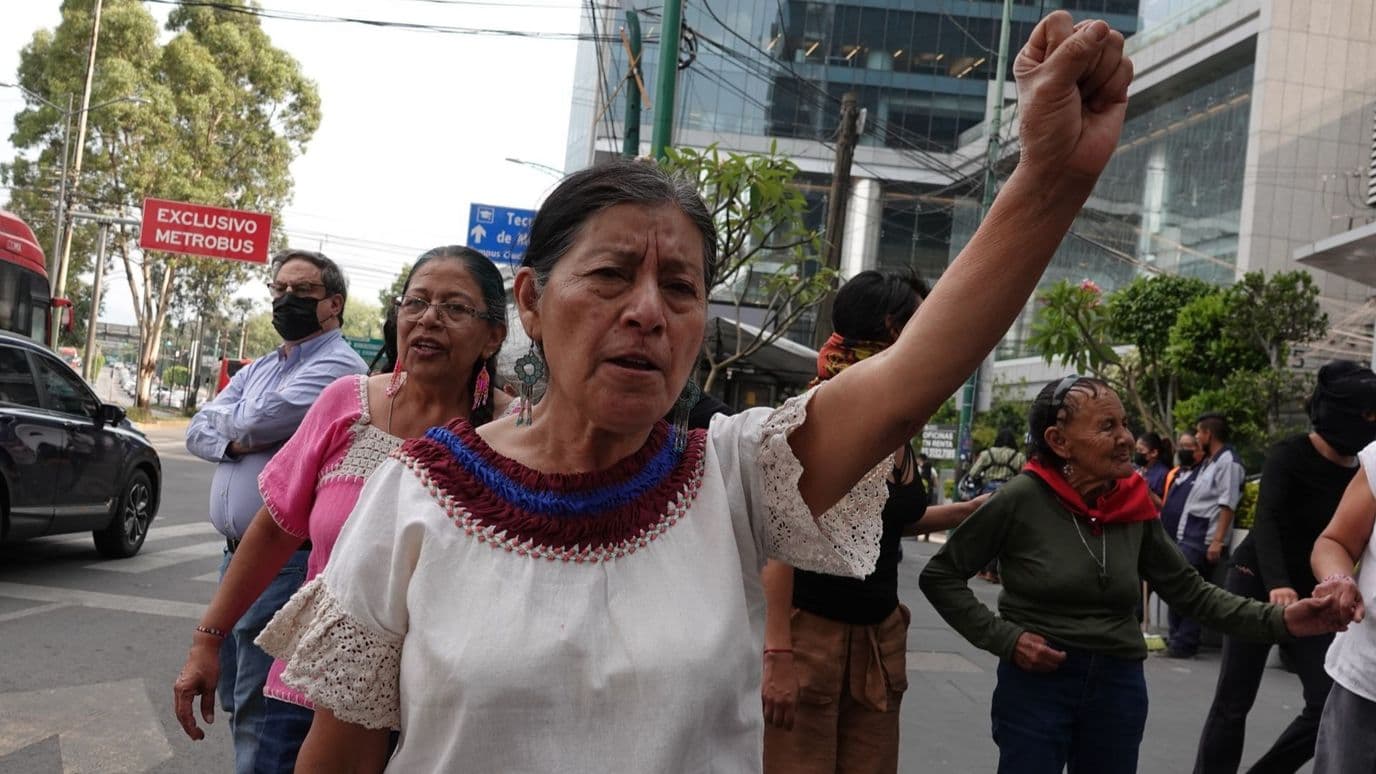 Protesta de Mujeres Mazatecas en CDMX