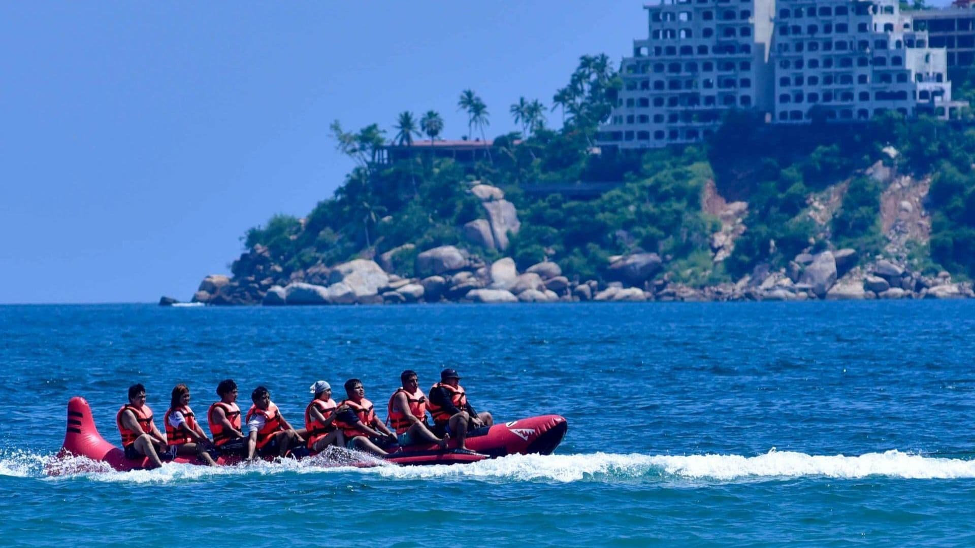 Turistas en Acapulco