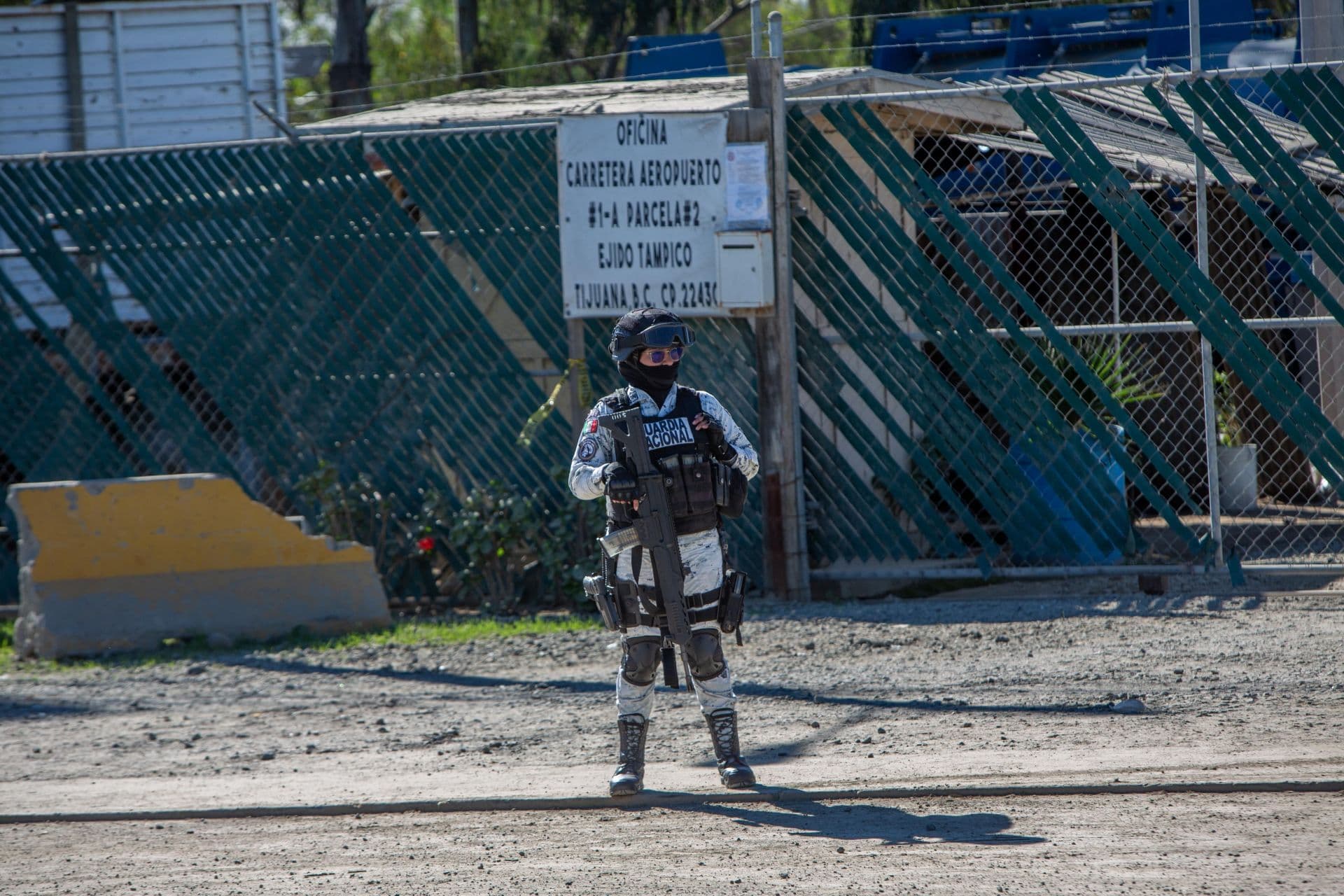 Movilización policiaca en el Aeropuerto de Tijuana