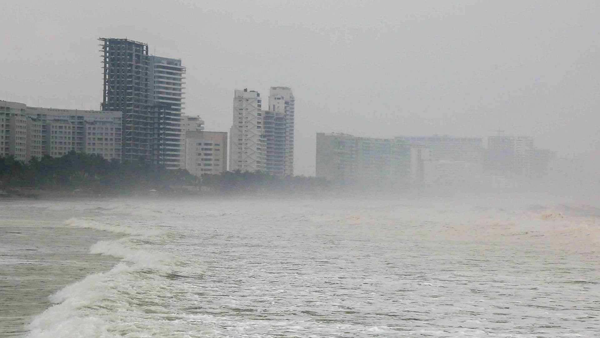 Lluvias ocasionadas por bandas nubosas del huracán Polo en Acapulco, el 23 de septiembre 2026. Foto: Cuartoscuro | Archivo